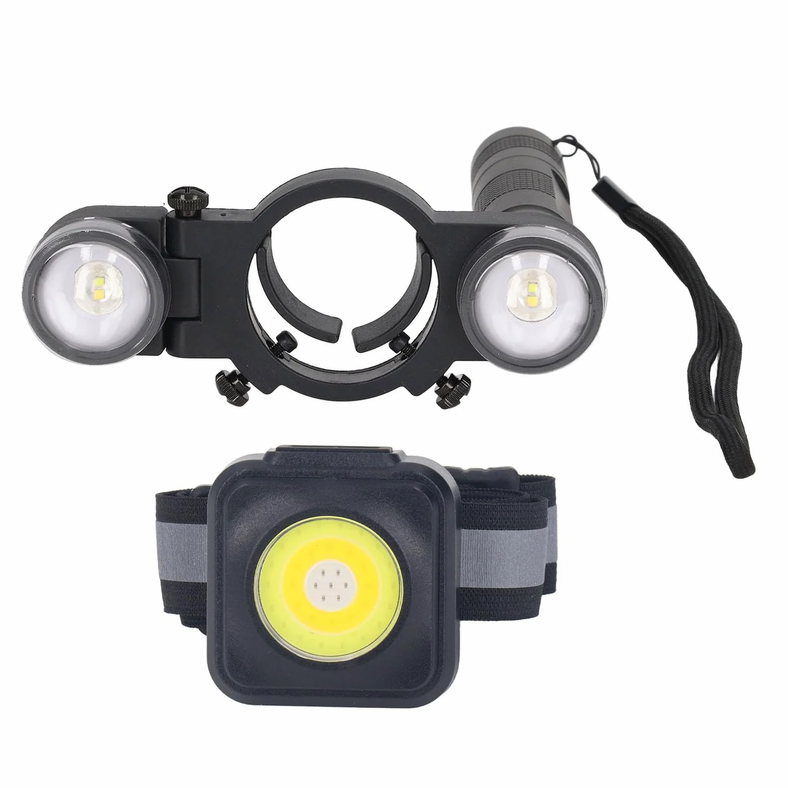 Annadue Boquilla de Rociador de Pintura LED Ajustable Duradera y Luces para Maceta, Iluminación de Alto Brillo, Temperatura de Color Ajustable, para Mejorar la Eficiencia de Pulverización, Iluminación