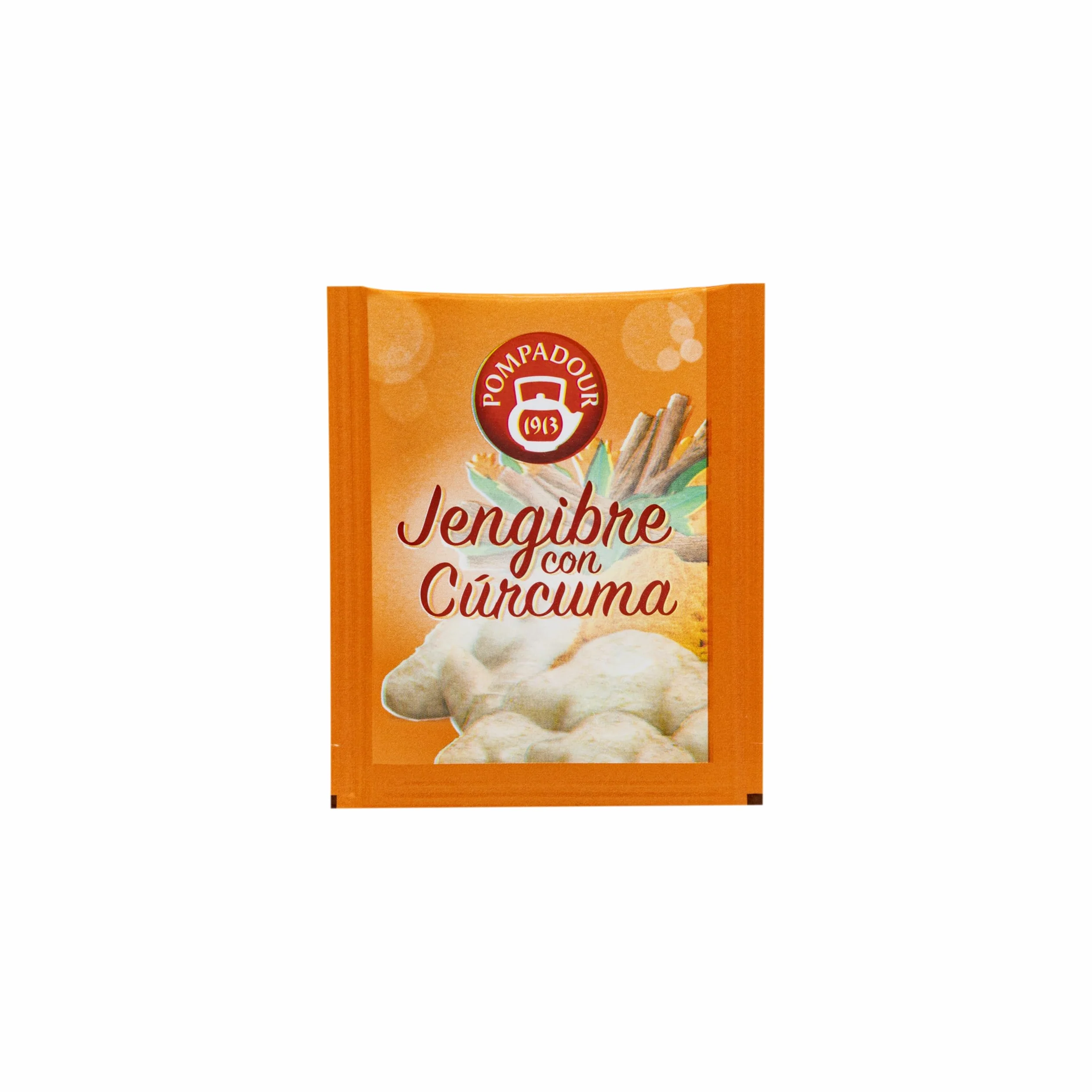 Pompadour Infusión Jengibre Cúrcuma 20 Bolsitas