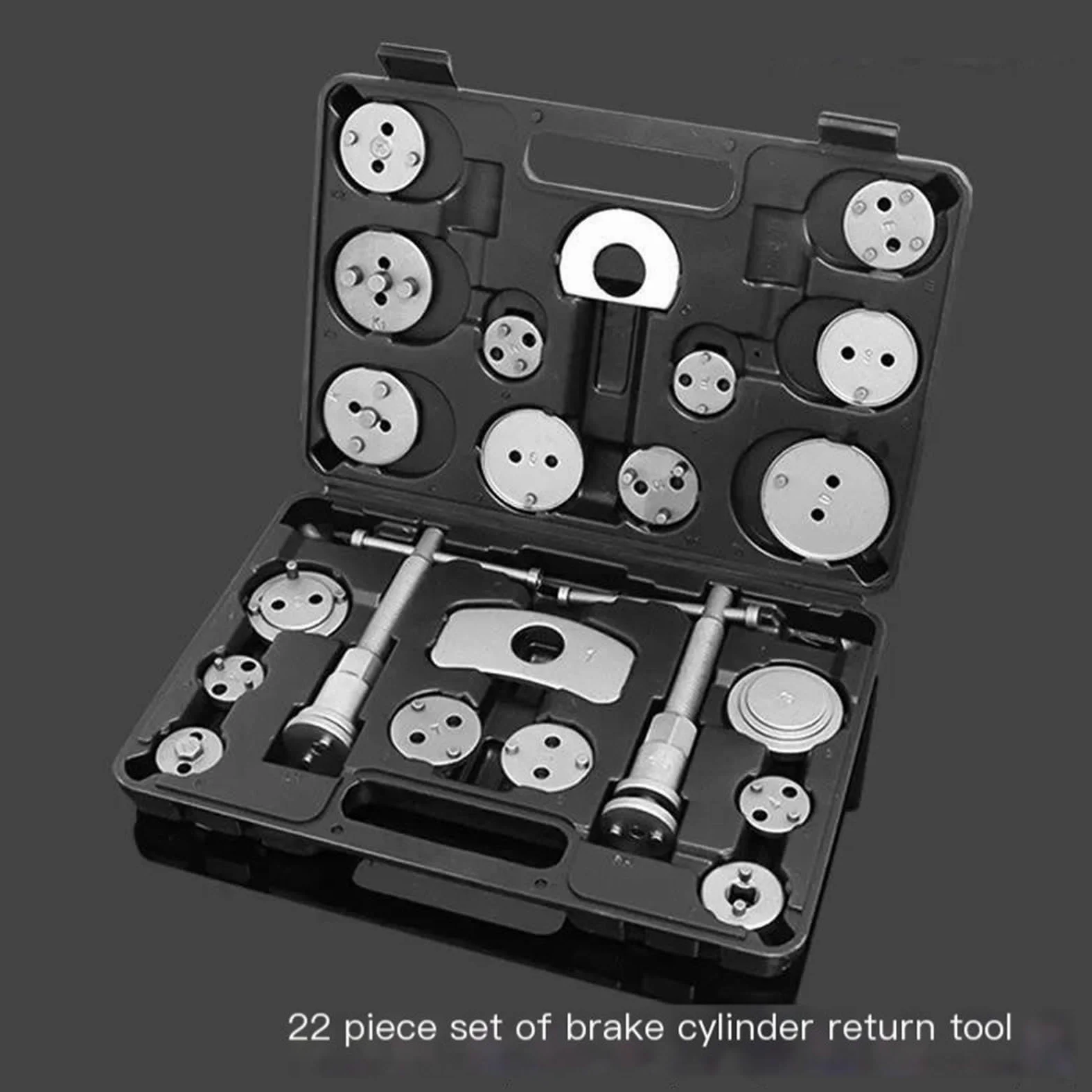 Ajustador freno de tambor 22 Piezas De Herramientas De Retorno De Subbomba De Freno, Pistón Superior Y Trasero, Desmontaje Y Reemplazo De Pastillas De Freno piston calibre freno