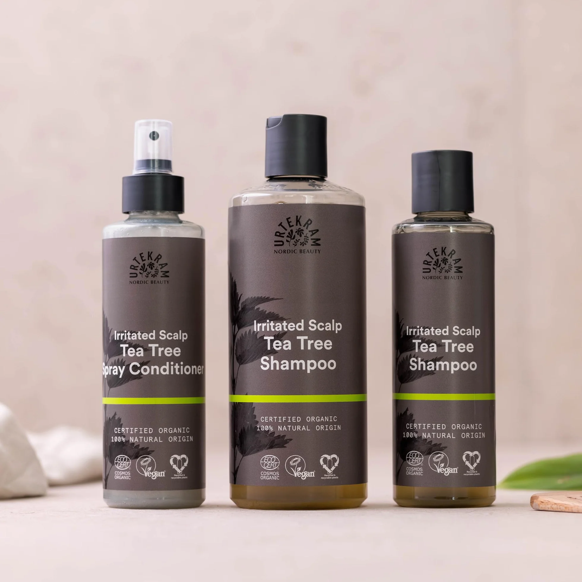 Urtekram Champú de Árbol de Té 500ml Cuidado Calmante Cuero Cabelludo Irritado