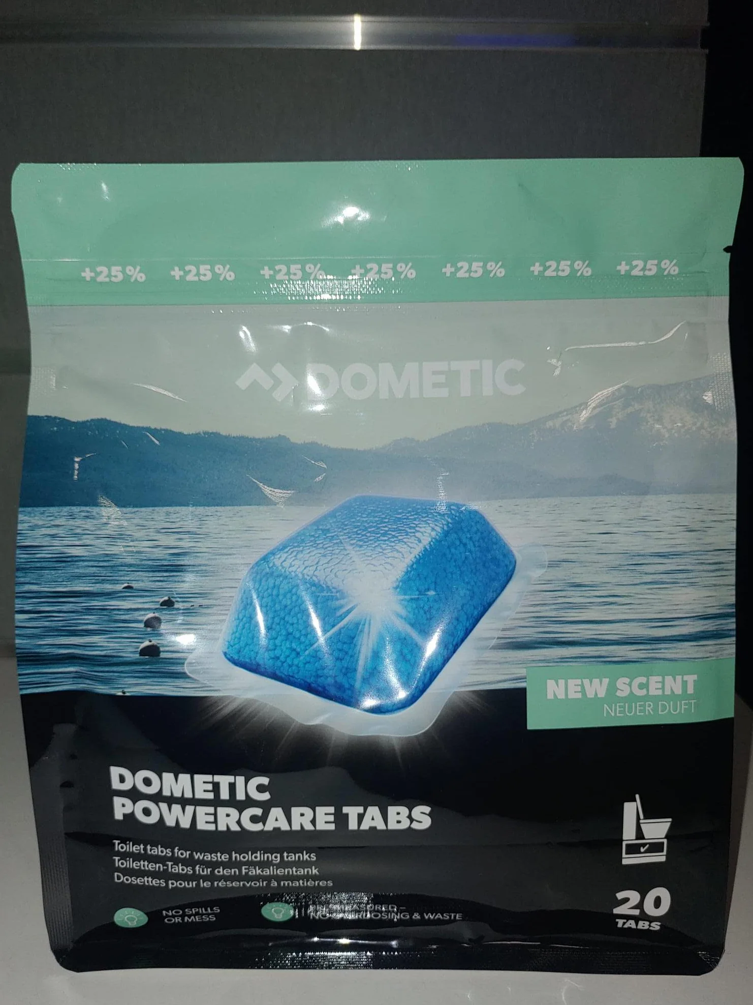 2 x Waeco Dometic Power Care Tabs 20 unidades inodoro adicional Power Care Thetford inodoro)