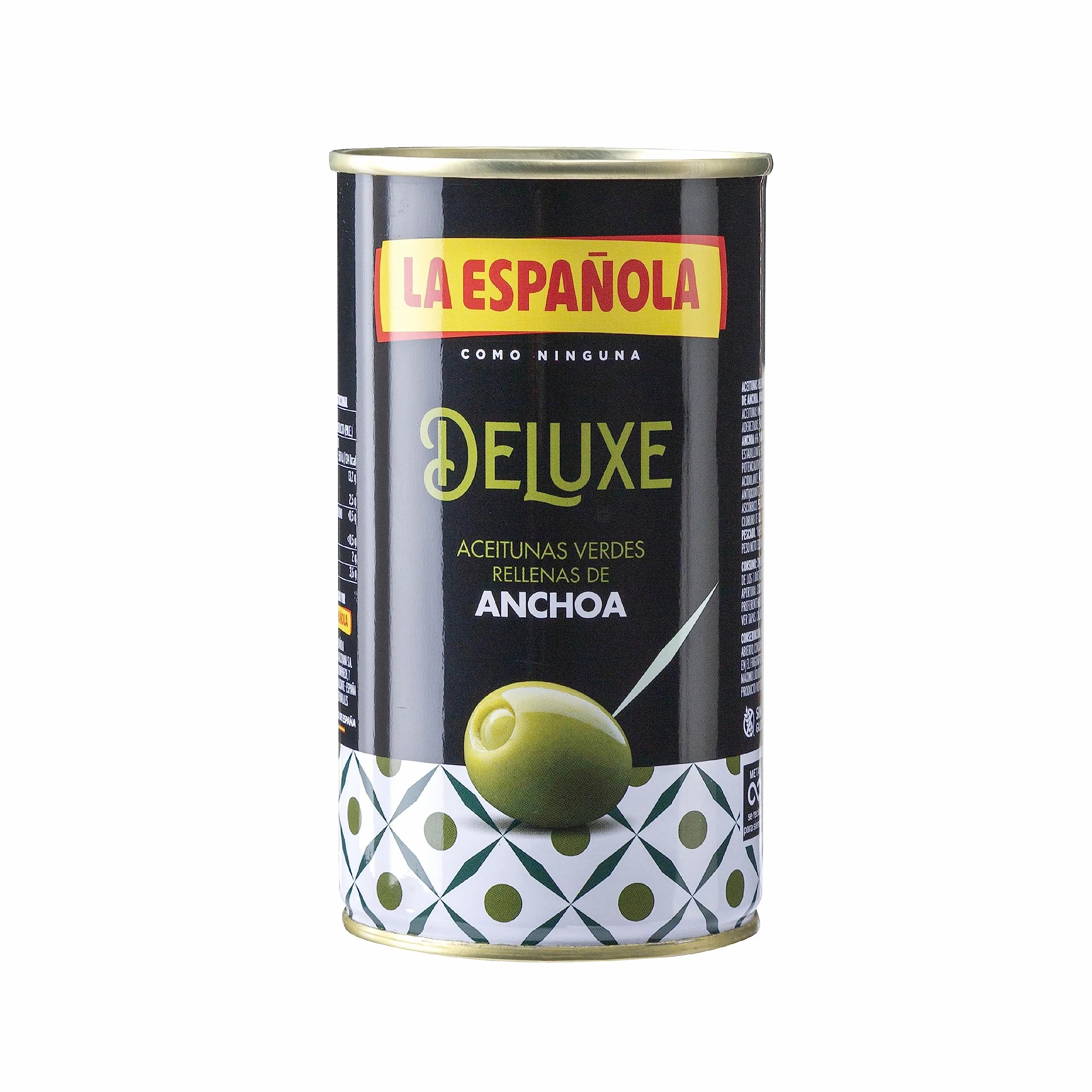 Aceitunas Rellenas de Anchoa Deluxe 150gr Pack 12 uds.