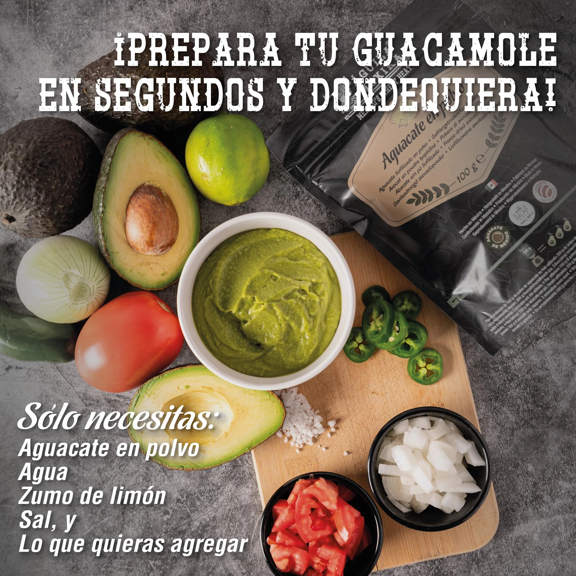 ÁGUILA MEXIKA Aguacate en polvo 2-Pack Hass liofilizados