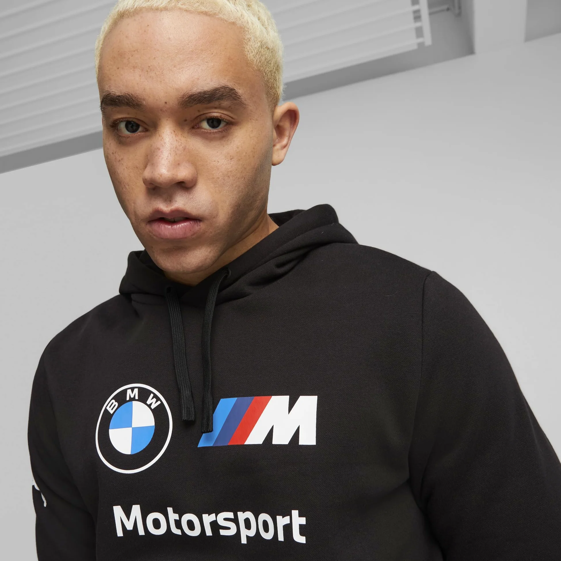 PUMA BMW M Motorsport Essentials Fleece Hoodie Sudadera con Capucha Hombre (Pack de 1)