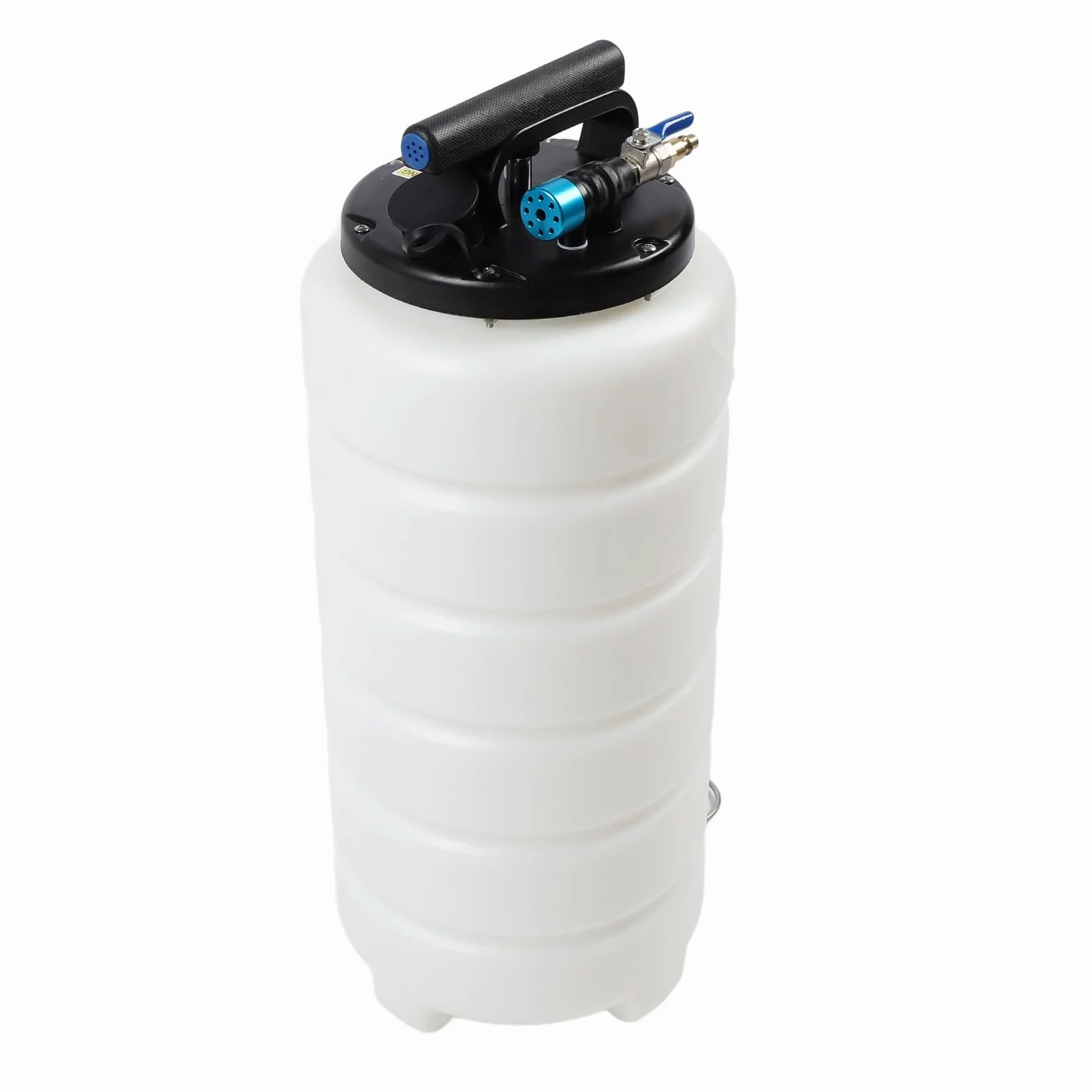 Drfeify Bomba Extractora de Aceite de 15 L Bomba de de Aceite Neumática Manual ABS 40 a 170 PSI con 2 Tubos Largos para Automóviles Motocicletas Barcos Cortacésped Evacuación de Fluidos