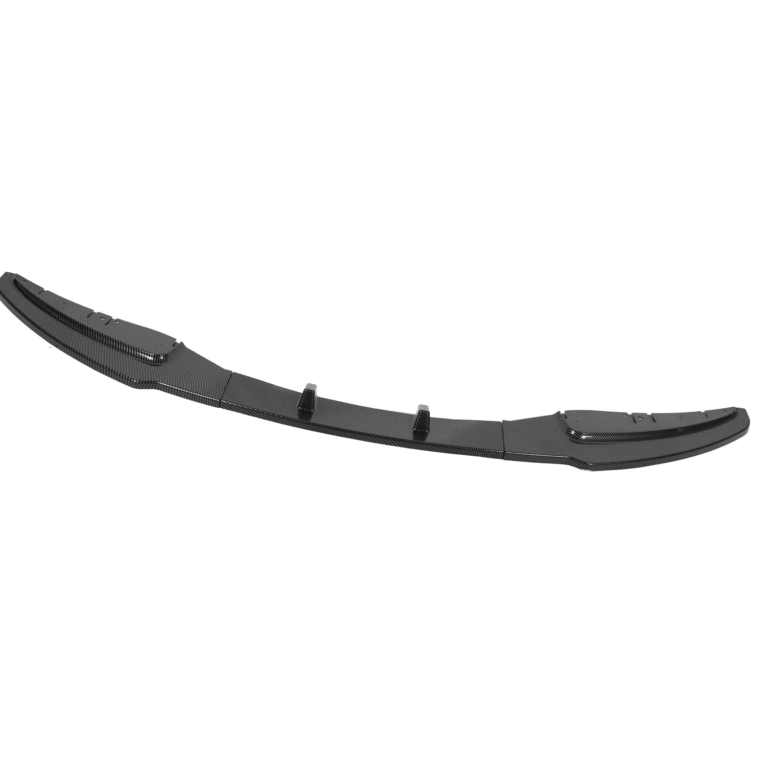 Alerón Divisor de Labios de Parachoques Delantero de Coche de 3 Uds para 1 Serie E81 E82 E87 E88 LCI Edición Estándar 2008-2011 (estilo de fibra de carbono)
