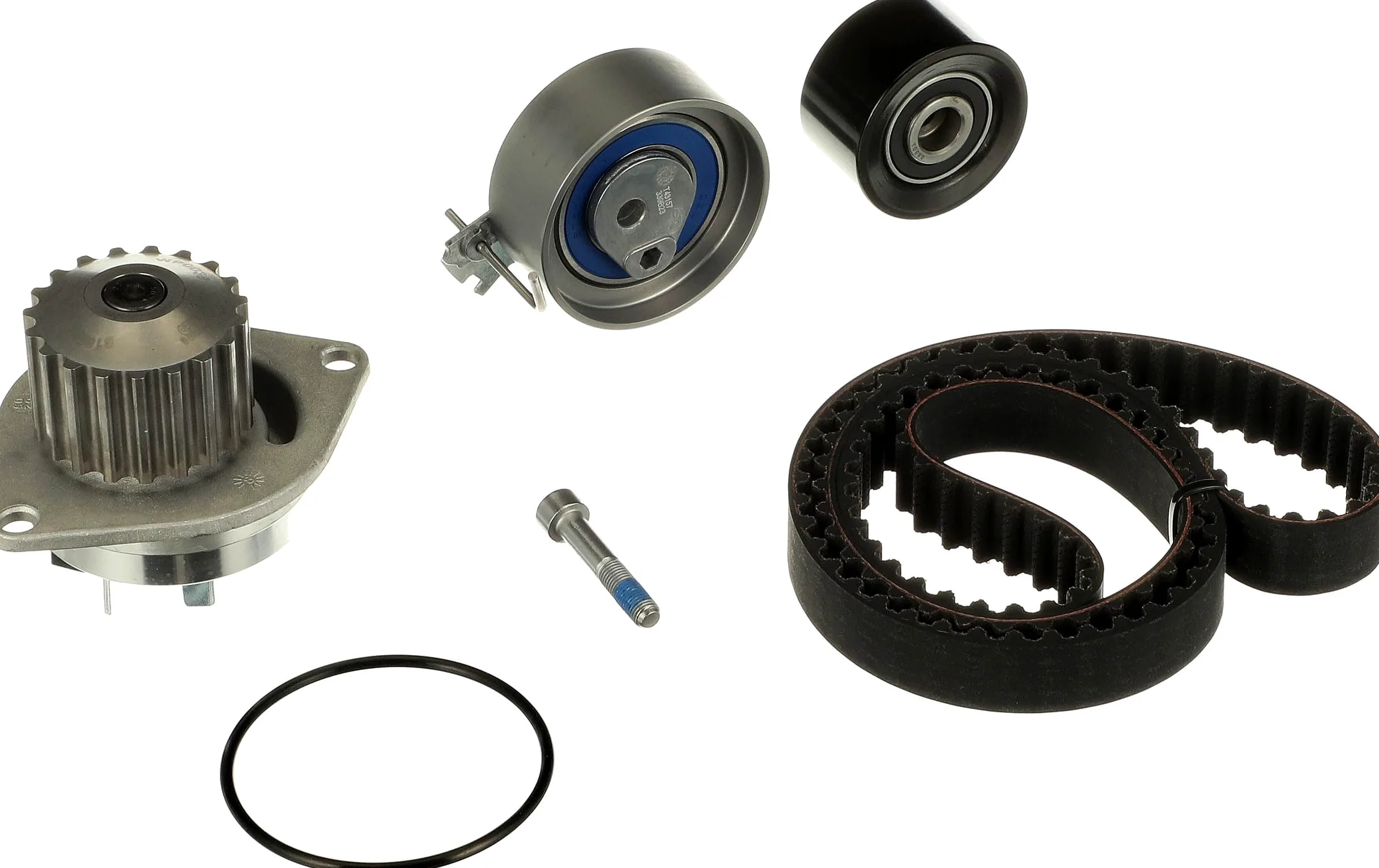 GATES KP15581XS Bomba de agua + kit de correa de distribución Número de dientes: 134 25,4 mm con bomba de agua Compatible con PEUGEOT 206 Fastback 2A/C 307 3A/C 307 SW 3H, CITROËN C3 I Hatchback FC | Compatible con: CITROËN BERLINGO / BERLINGO FIRST Sedán