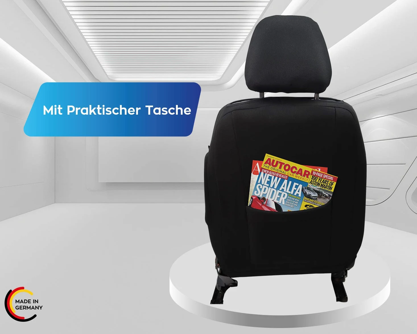 BREMER SITZBEZÜGE Fundas de Asiento de automóvil Personalizadas compatibles con Mitsubishi L200 FL de 5ª generación, Juego de Conductor y Pasajero a Partir de 2019/fundas Protectoras de Asiento de