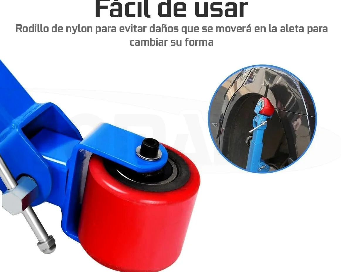Herramienta Para agrandar paso de ruedas, Reparar Guardabarros y ensanchar aletas Fender Rodillo, Con Anillos de Distancia, para pasos de ruedas y aletas de Coches