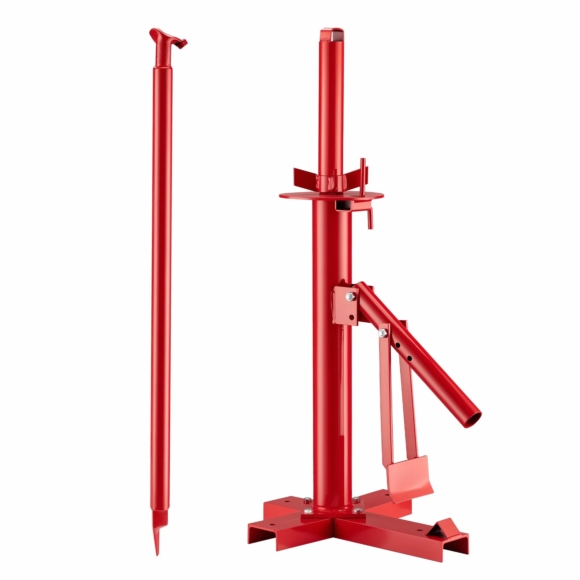 WilTec Montador desmontador Manual neumáticos Dispositivo Cambio Ruedas vehículo Taller Cambio neumáticos