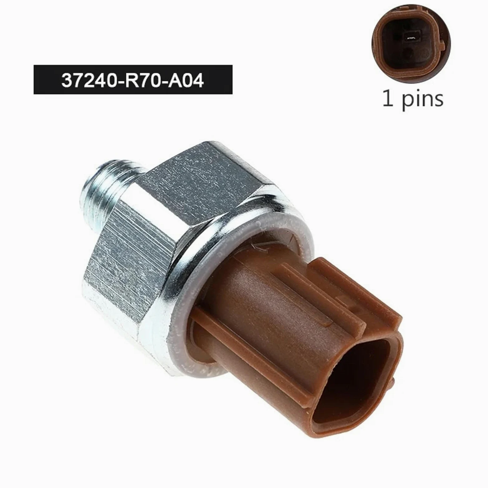 Sensor de presión de aceite del coche Sensor de presión aceite 1 pin para Honda para Accord para Odyssey 37240R70A04 reparar(5pcs)