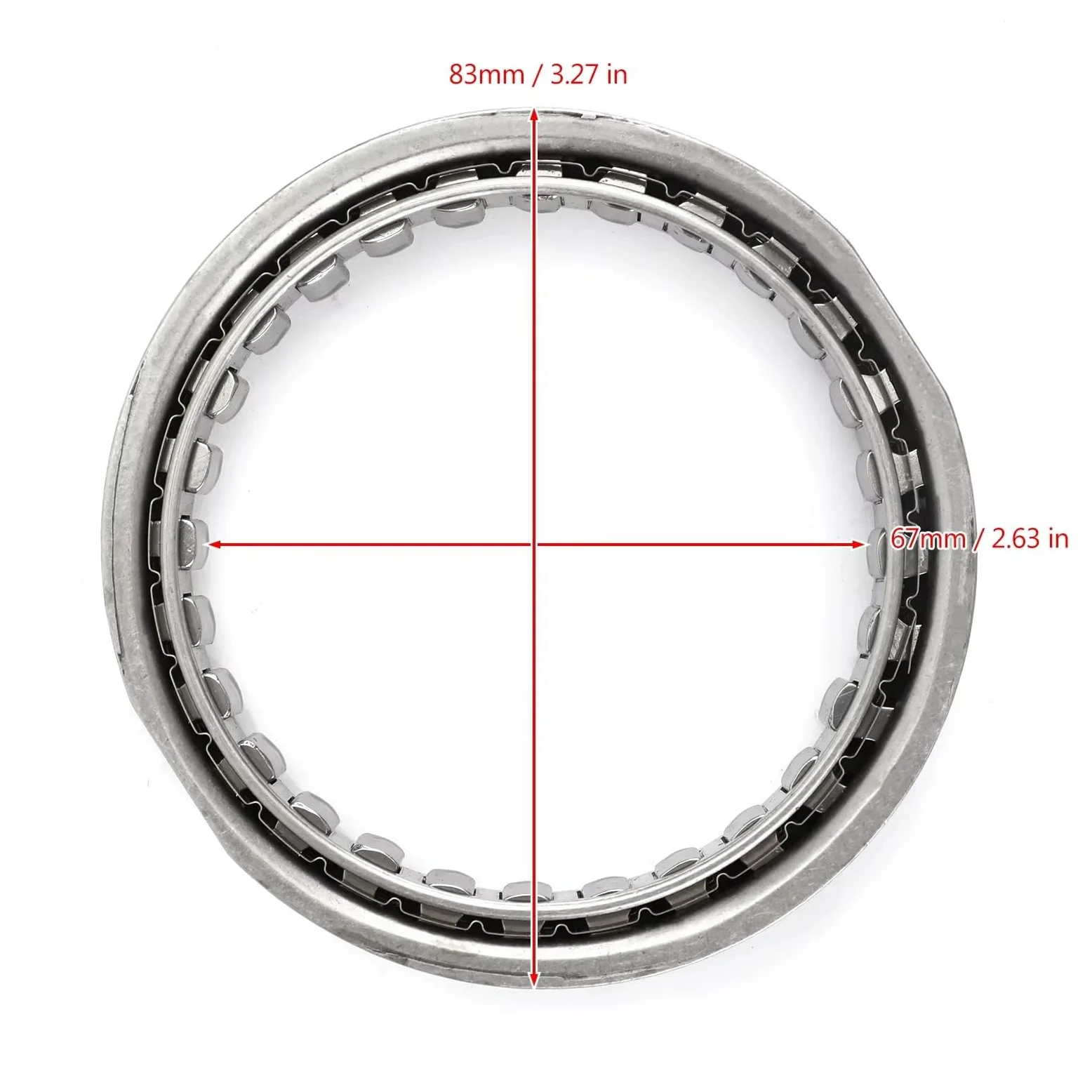 Arranque Embrague De Rueda Compatible Con Suzuki Para DR650 DR650SE 1992-2017 Para XF650 Freewind 1997-2001 Rodamiento De Embrague De Arranque Unidireccional Para Motocicleta Accesorios 0802-035