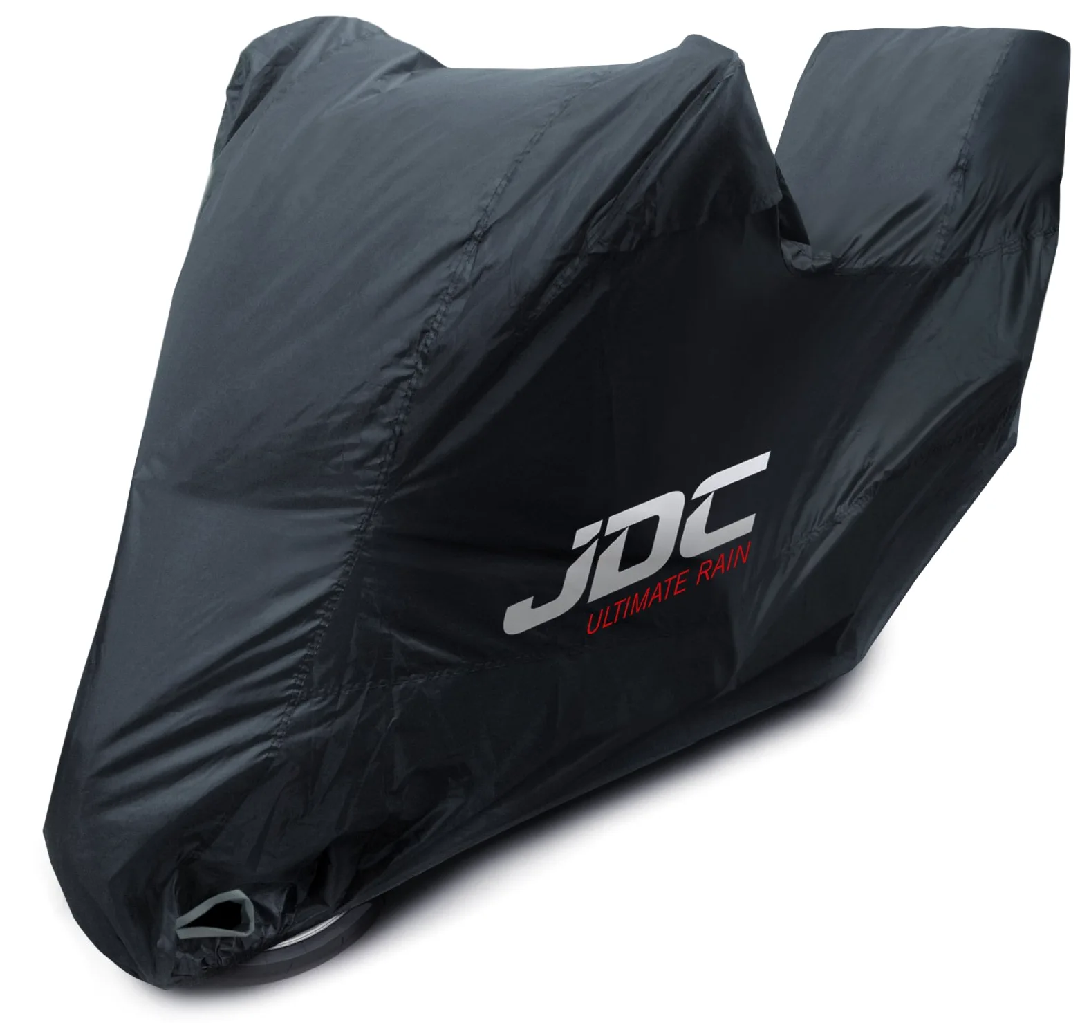 JDC Funda Moto 100% Impermeable - Ultimate Rain (Resistente, Forro Suave, Paneles Resistentes al Calor, Costuras Selladas) - XL Baúl