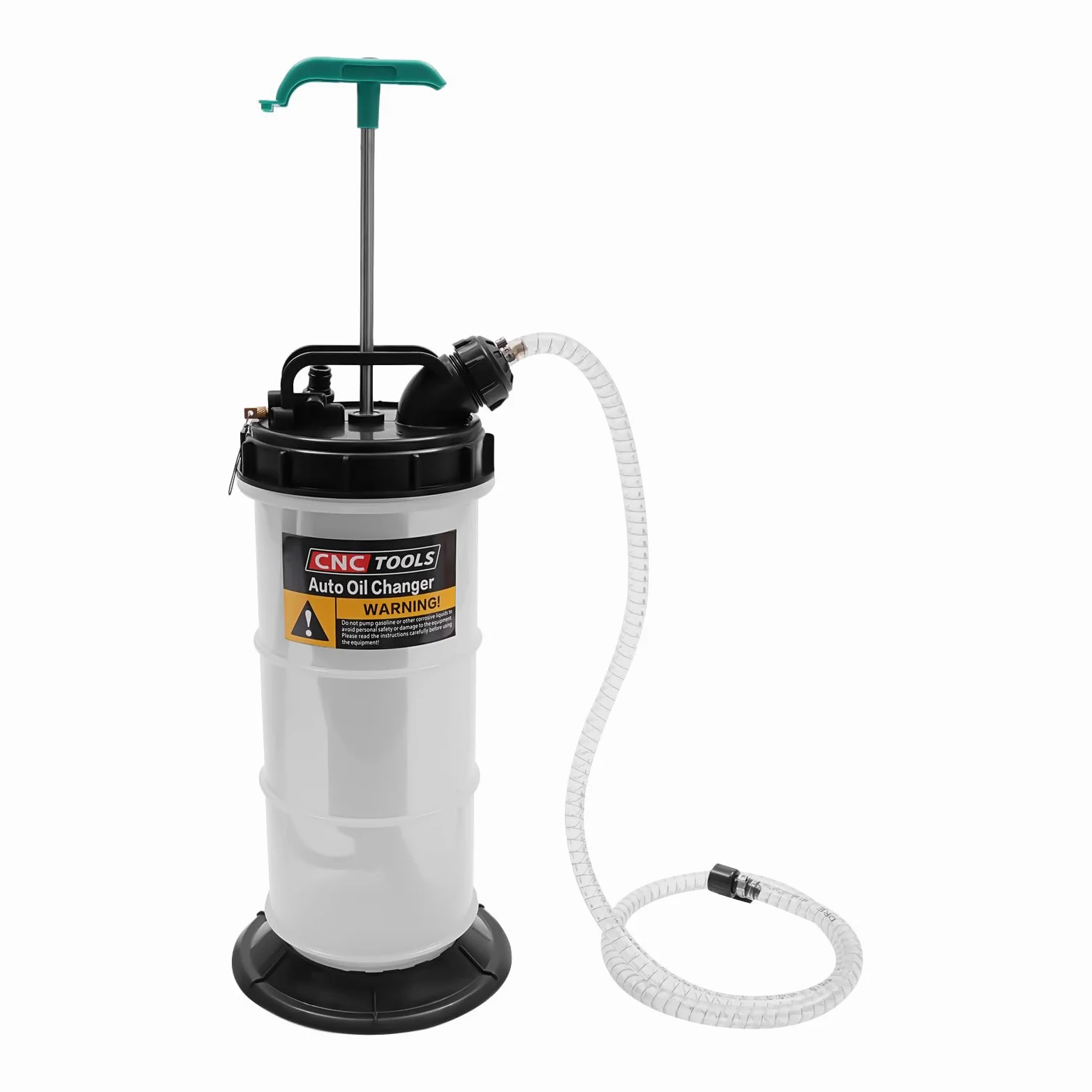 Bomba de aspiración de aceite de 5,3 L, aspirador de líquido manual con 4 mangueras, cambio de aceite, bomba de extracción de líquido de frenos, bomba de extracción de líquido de frenos para aceite de