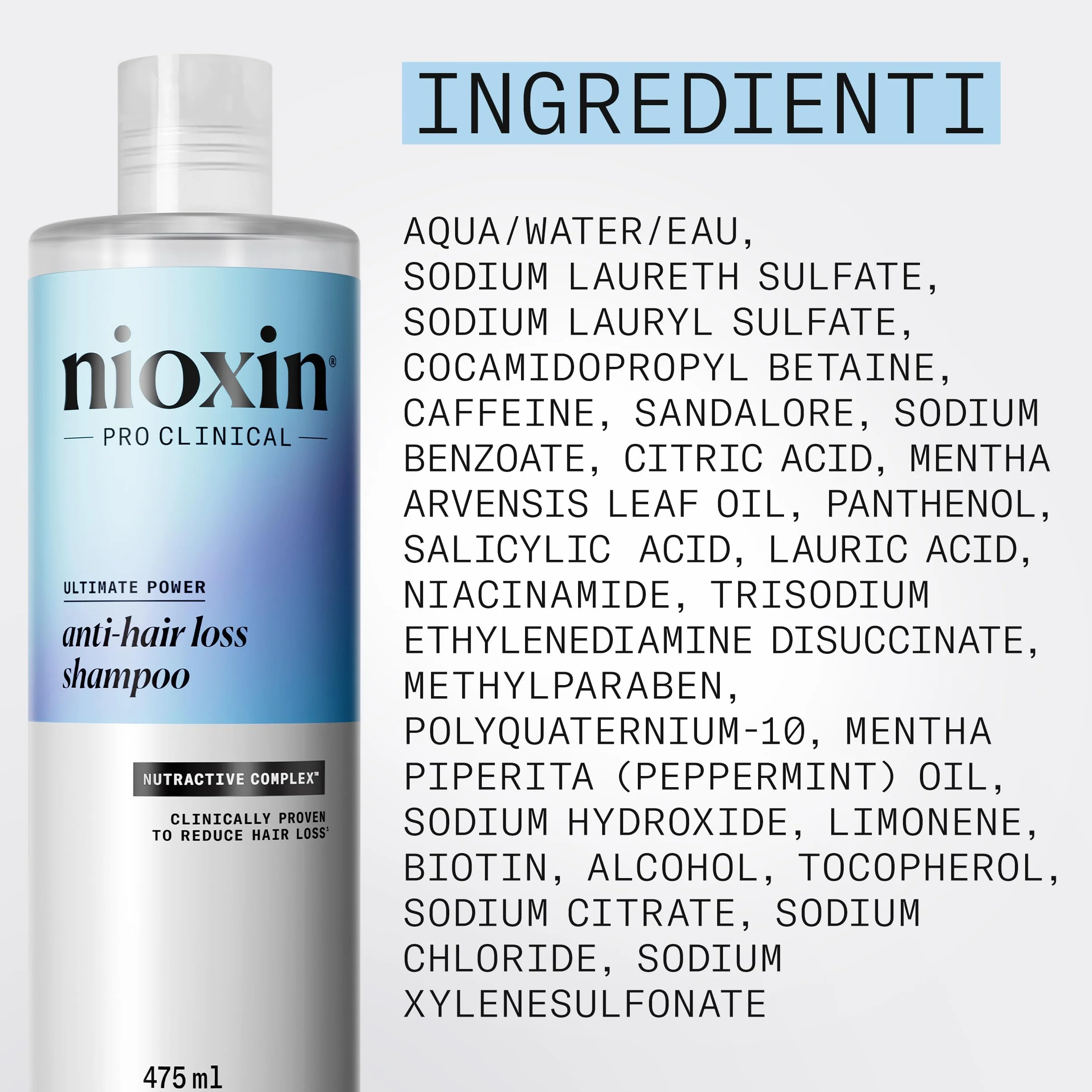 Nioxin Tratamiento Cuero Cabelludo Anticaída con Cafeína y Niacinamida