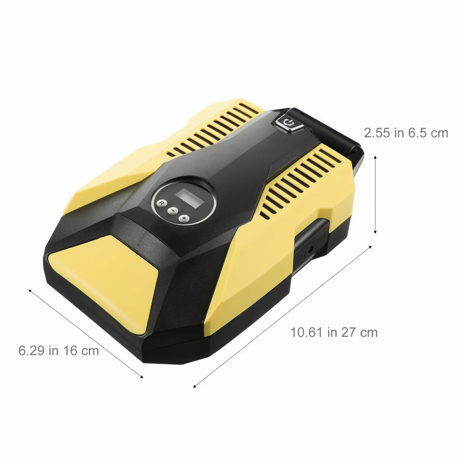 Mikinona Inflador de Neumáticos Eléctrico Portátil Función de Presión Estable con Pantalla Digital Material Abs y Cobre para Coche Adecuado para Mantenimiento de Ruedas
