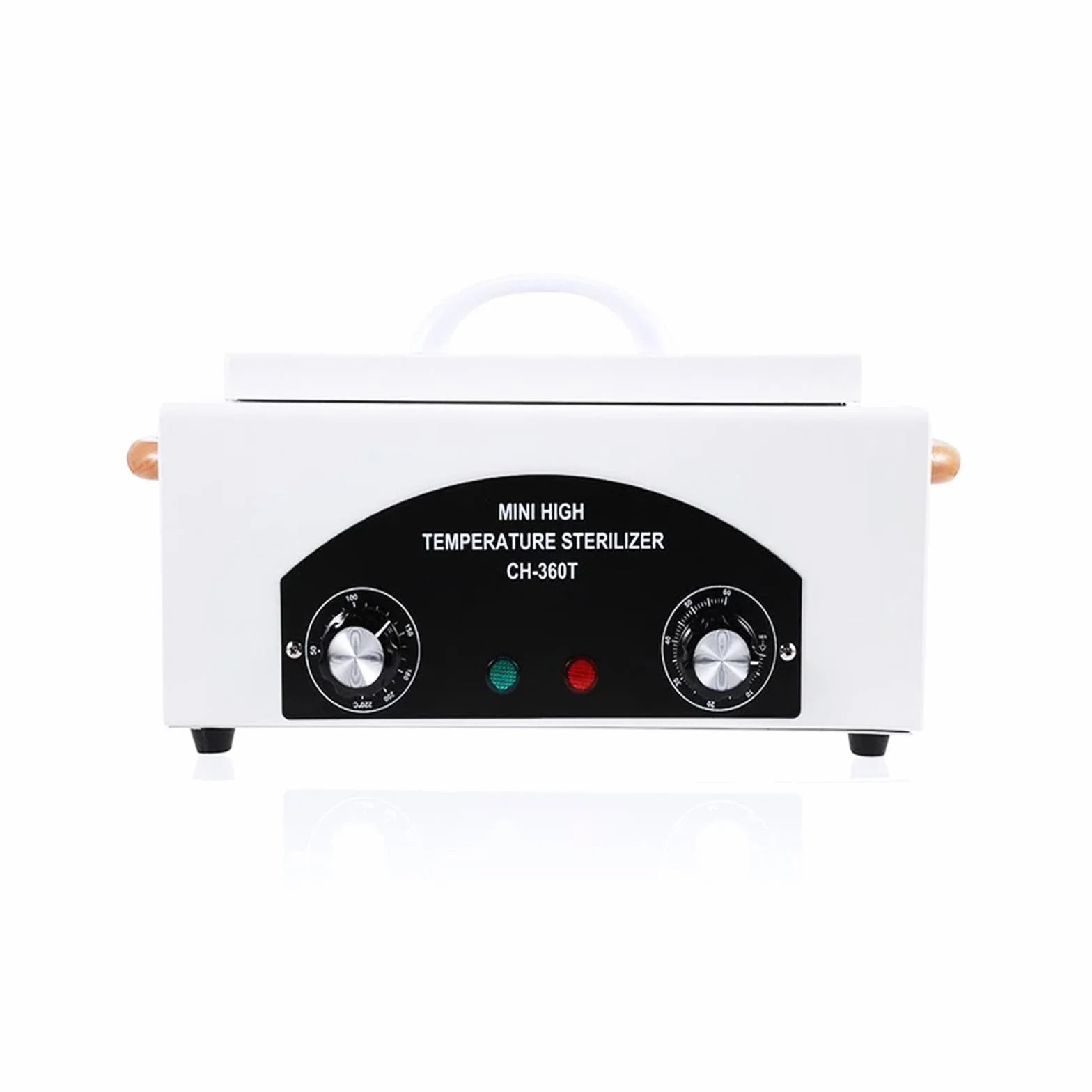 Esterilizador manicura profesional 200°C Aire caliente calor seco Caja 1,5L 300W temporizador 0-60 min