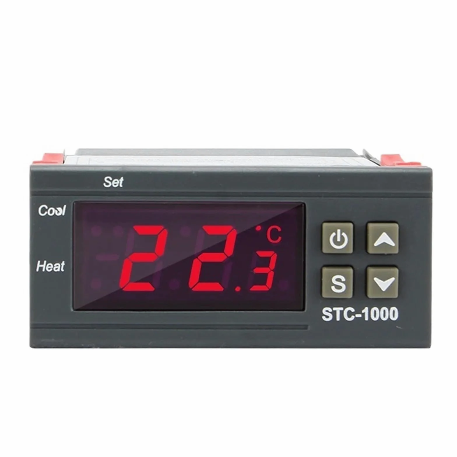 Controlador de temperatura digital STC-1000/3028 de 12/24/220 V for incubadora, relé LED, termostato de calefacción y refrigeración.