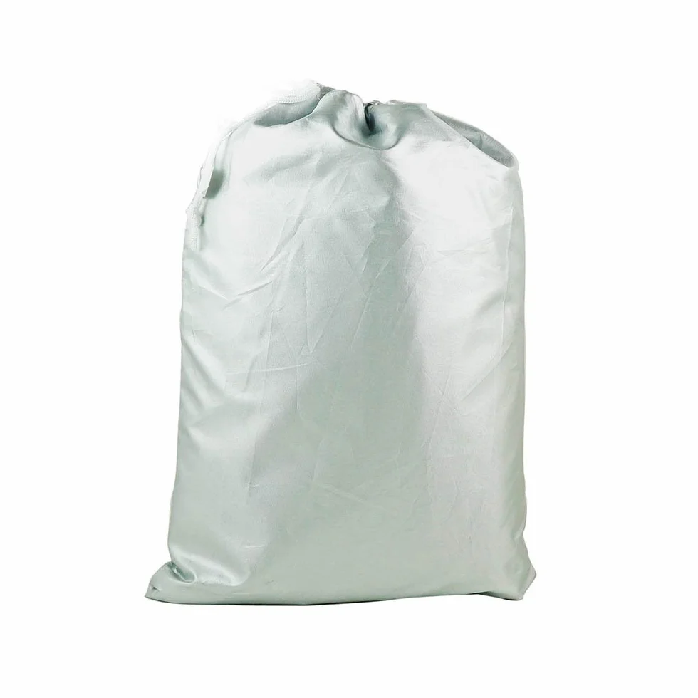 Funda para Moto 190T Cubierta 4XL Impermeable Agujeros de la Cerradura de Motocicleta Plateado y Negro Motorcycle Cover Talla XXXXL