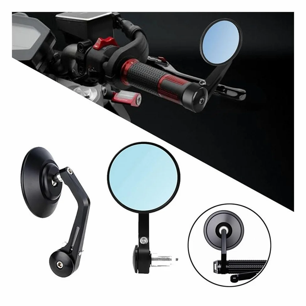 Motocicletas Laterales Espejos retrovisor Espejos Retrovisores para Manillar De Motocicleta, para Scooter, Cafetería, S1000R R Nine-T 2014-2019, para Adventure