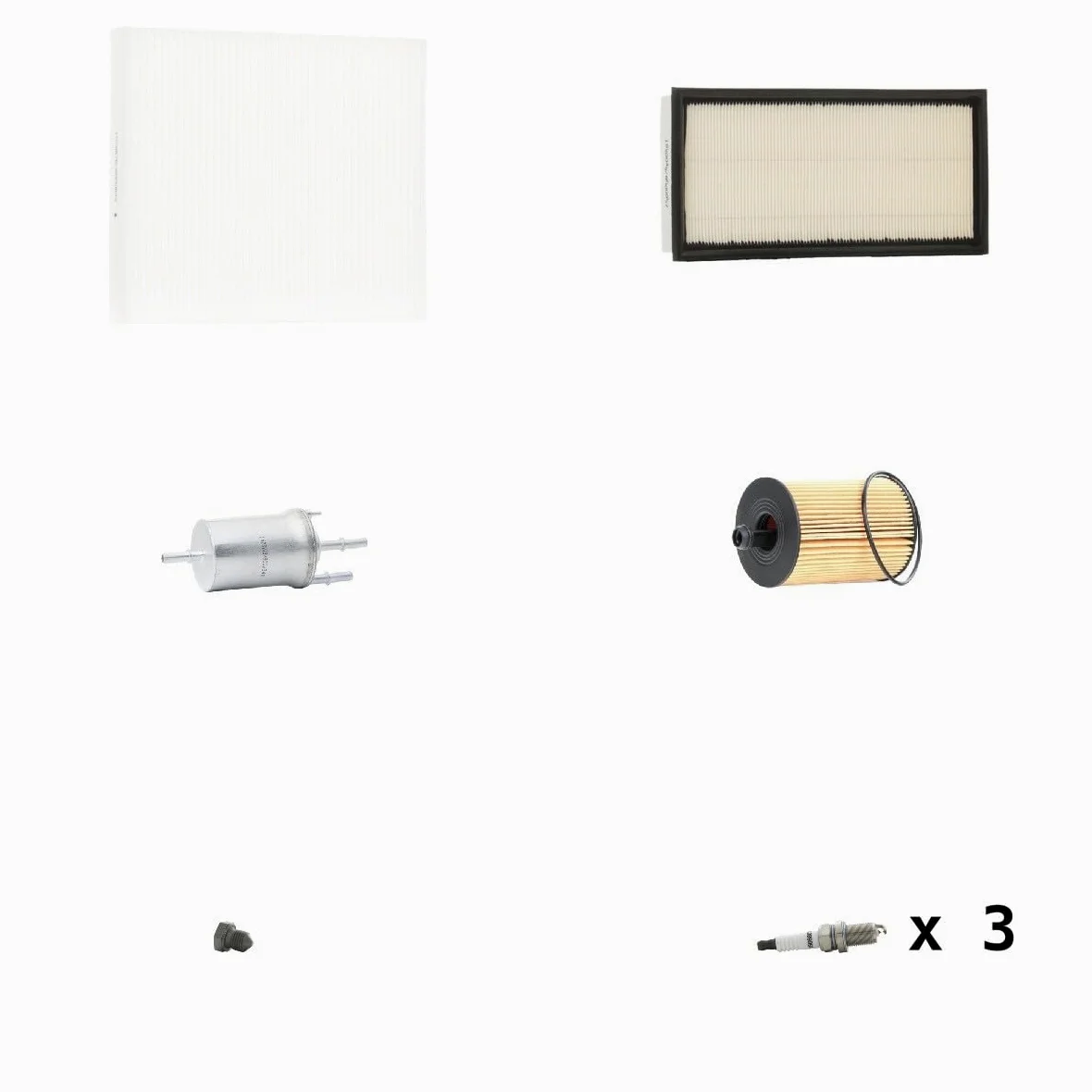 RIDEX 4682P8422 Kit de servicio con juntas Gasolina