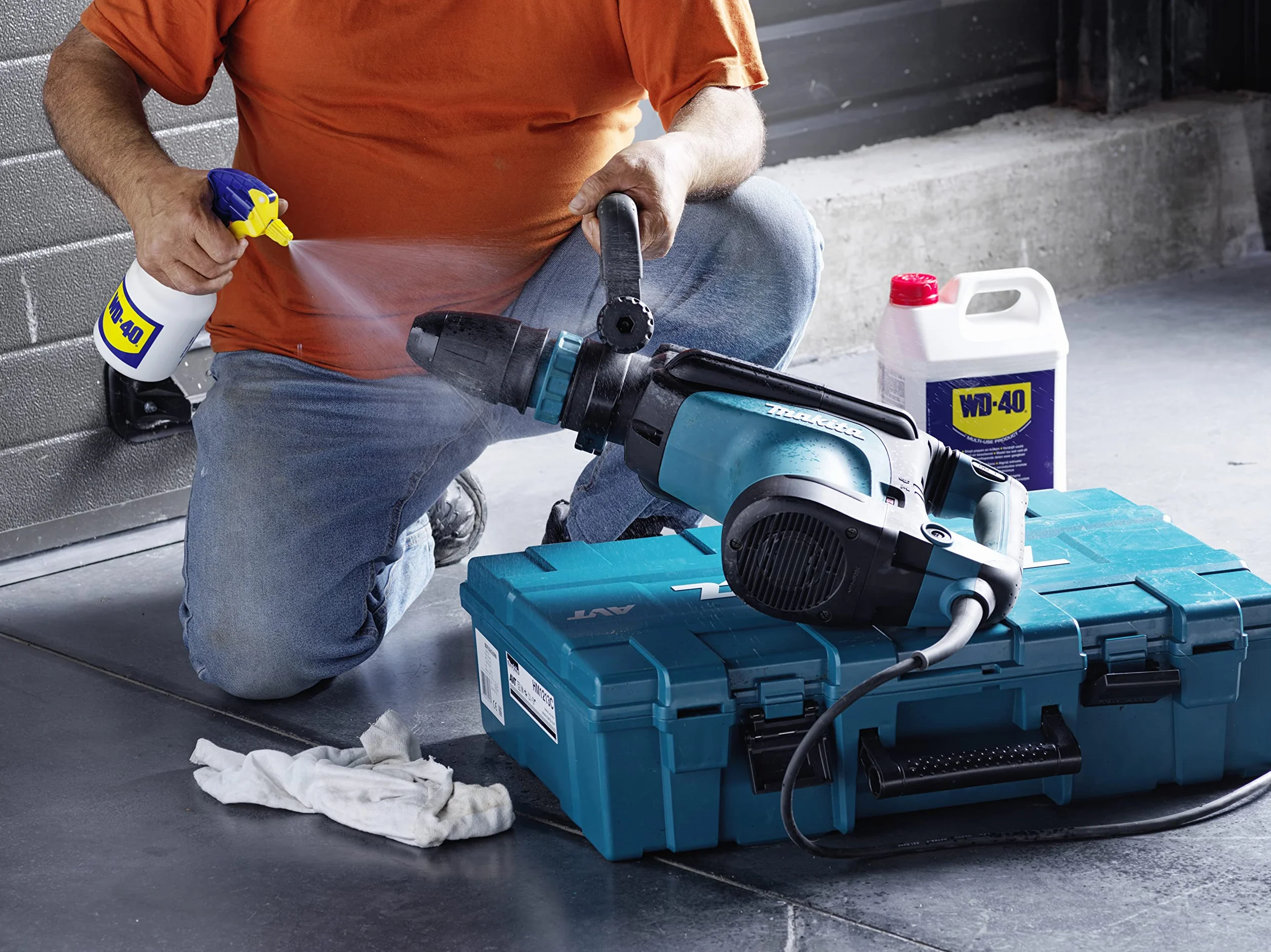 WD-40 Producto Multi-Uso Garrafa de 5 Litros + Pulverizador + Guantes