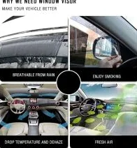 Deflectores de Viento para Mazda CX-5 MK2-KF 2017-2022+,Deflector de Lluvia, Sol, Viento para Ventana