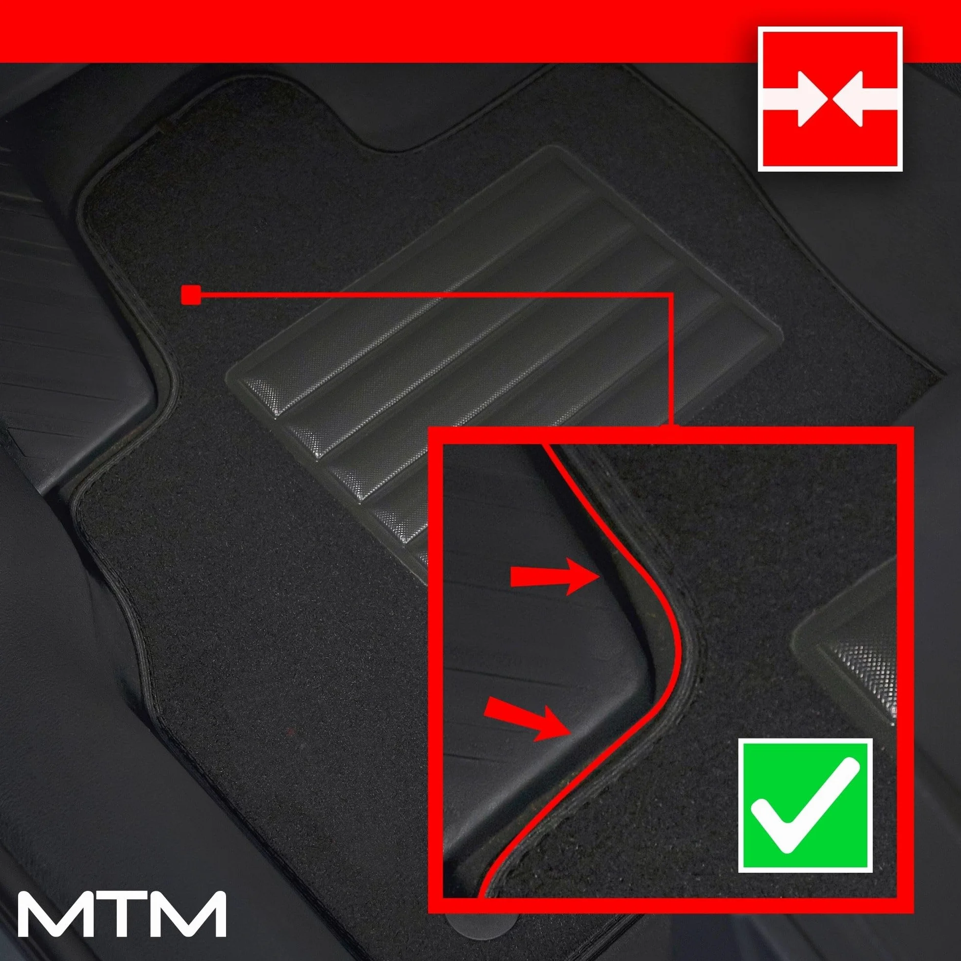 MTM SP-2677 Alfombrillas Velour Peugeot 3008 I 2009-2016