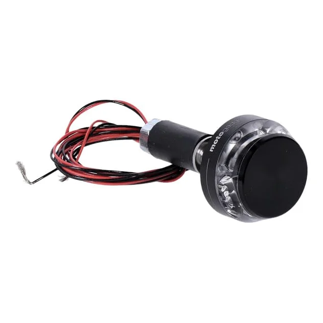 Generico Flecha Izquierda Moto Gadget mo.Blaze Disc LED universal para manillar, Homologación ECE, estilo moderno Alta visibilidad, OEM 6002021, Instalación fácil