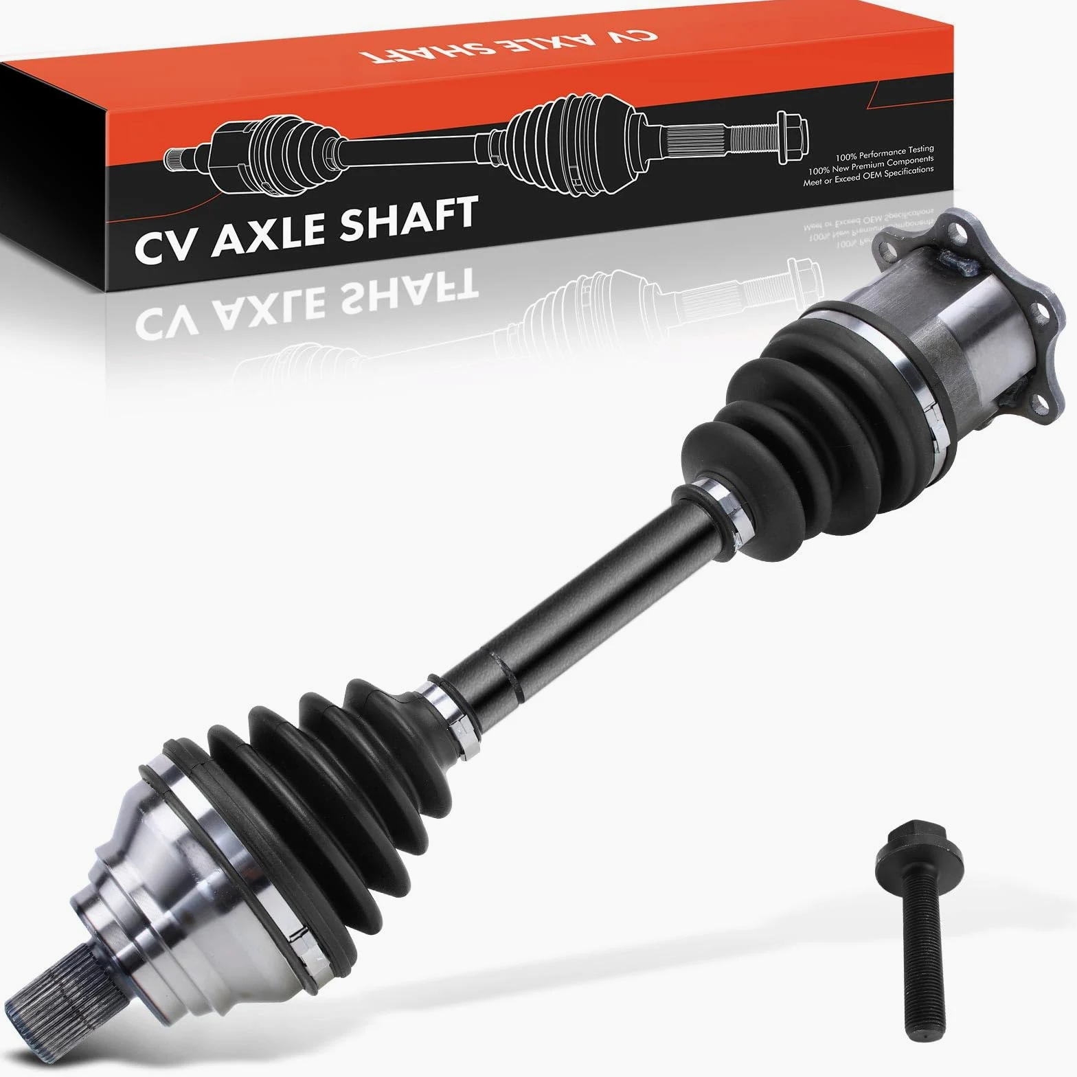Frankberg Eje de transmisión semieje eje delantero izquierdo 1K0407271KA | Compatible con Altea XL 5P5 5P8, T.o.u.r.a.n 1T1 1T2, CC 358, Golf Plus 521 5M1, O.c.t.a.v.i.a II 1Z3