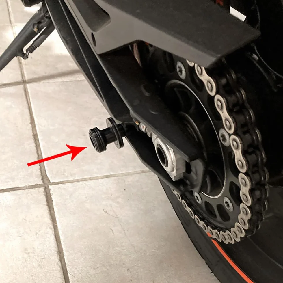 Soporte de soporte para motocicleta M6 Bobbins Soporte de montaje oscilante adecuado para Tenere700 XTZ700 T7 Rally 2019-2022 2023 2024 2025 2026 Tenere 700 Accesorios (Negro)