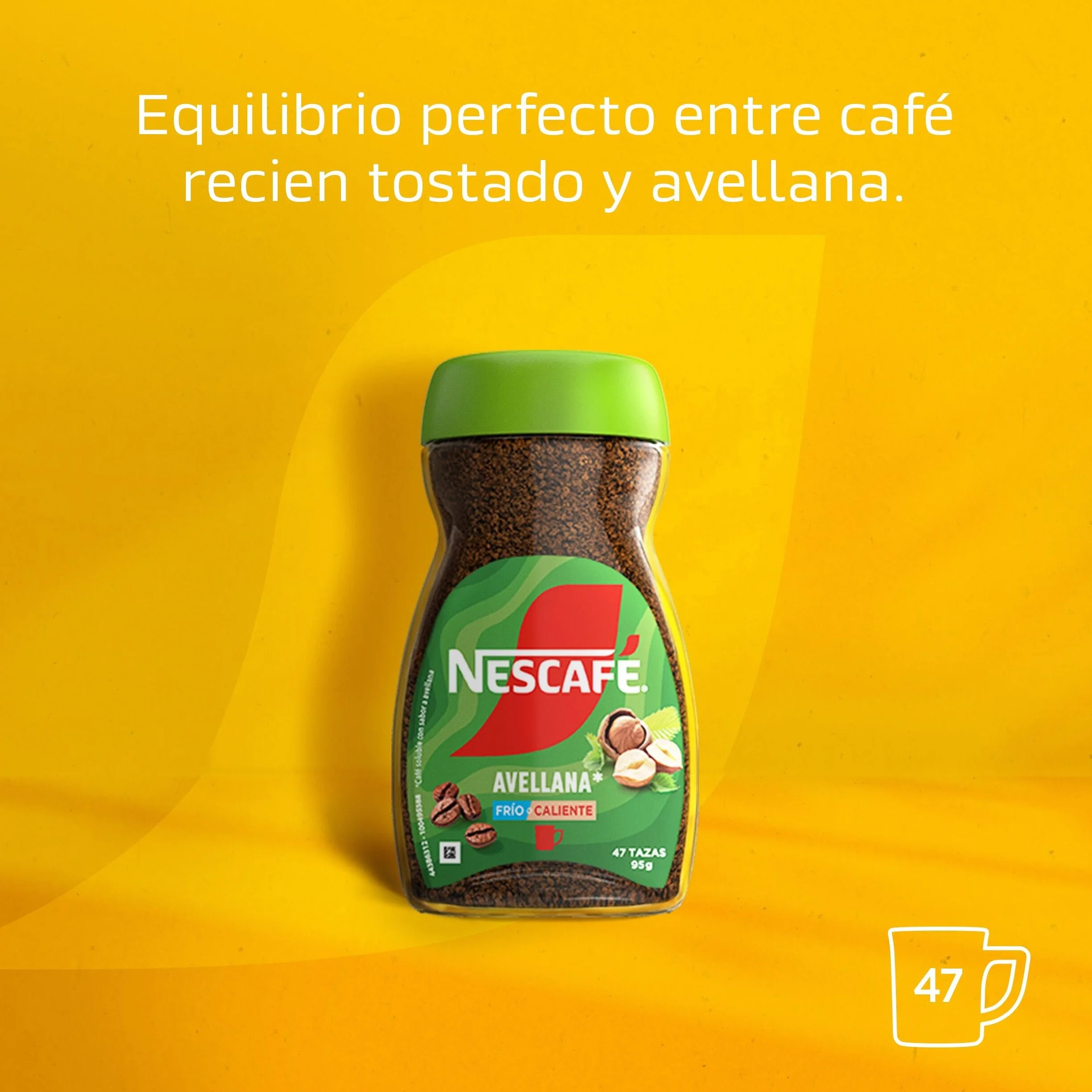 NESCAFE CLASSIC café soluble Avellana 95g