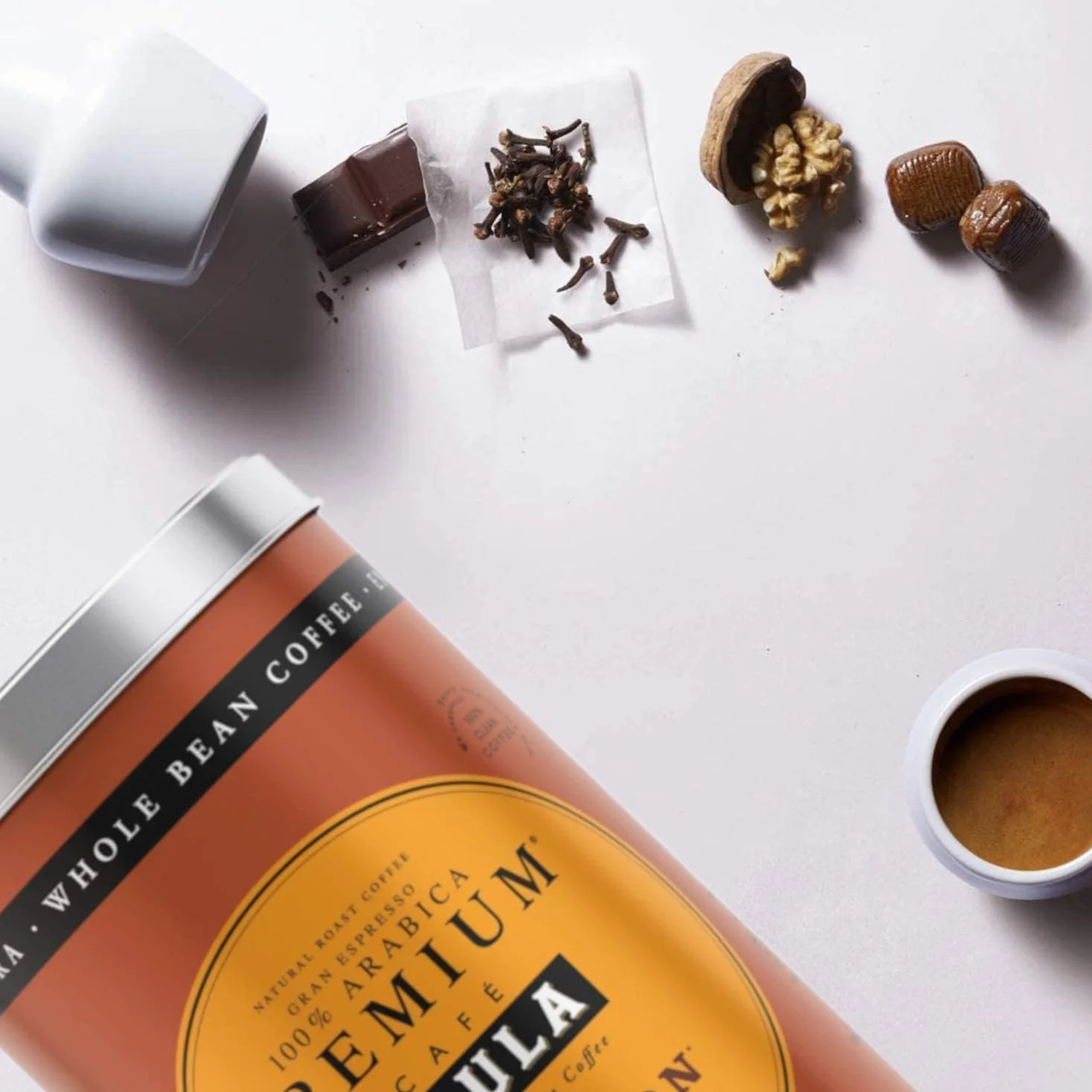 Café Saula Lata Gran Espresso Premium Bourbon 500g Grano 100% Arábica