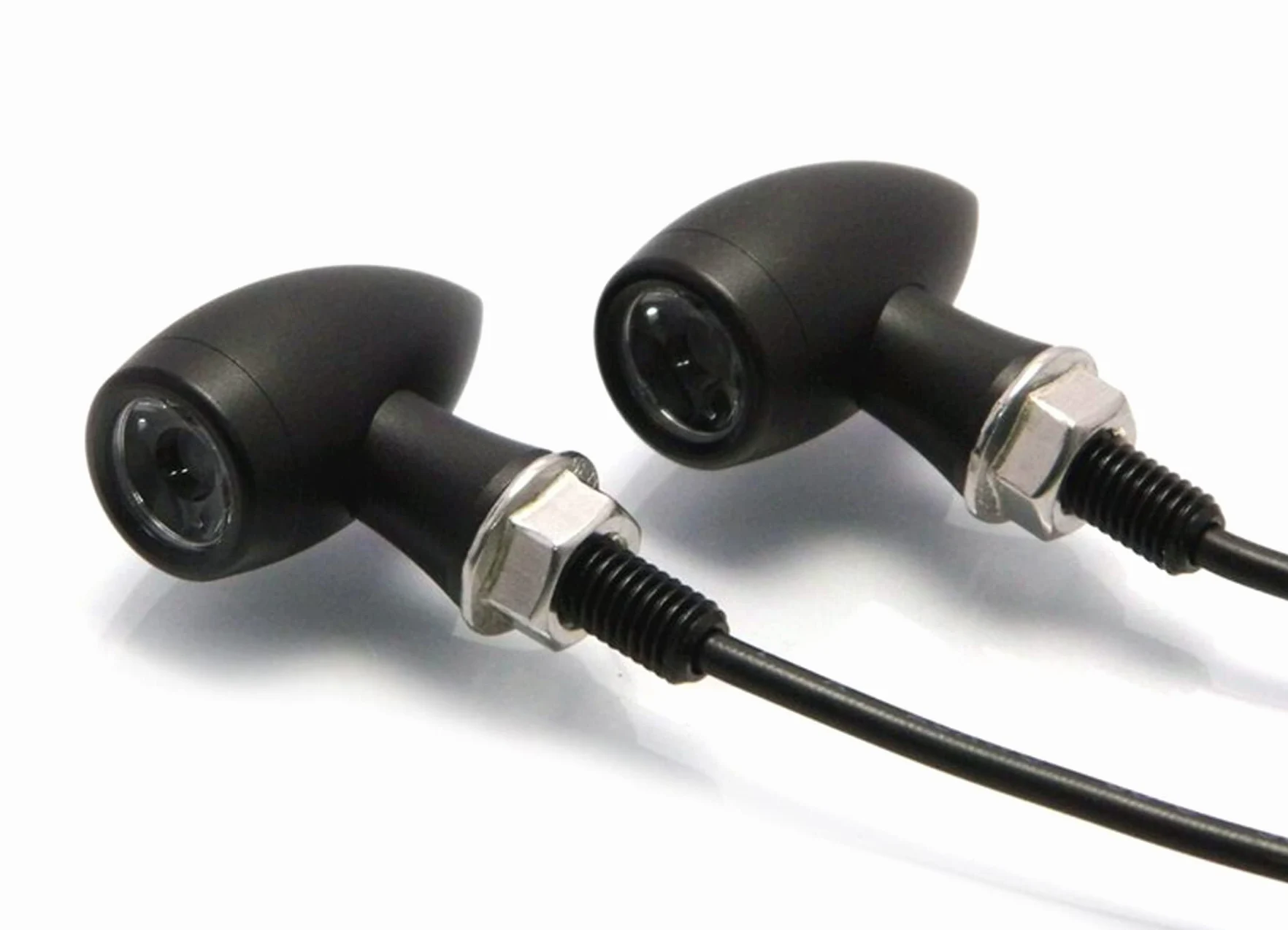 Alchemy Parts Pequeño Negro Cree LED Intermitentes para Moto