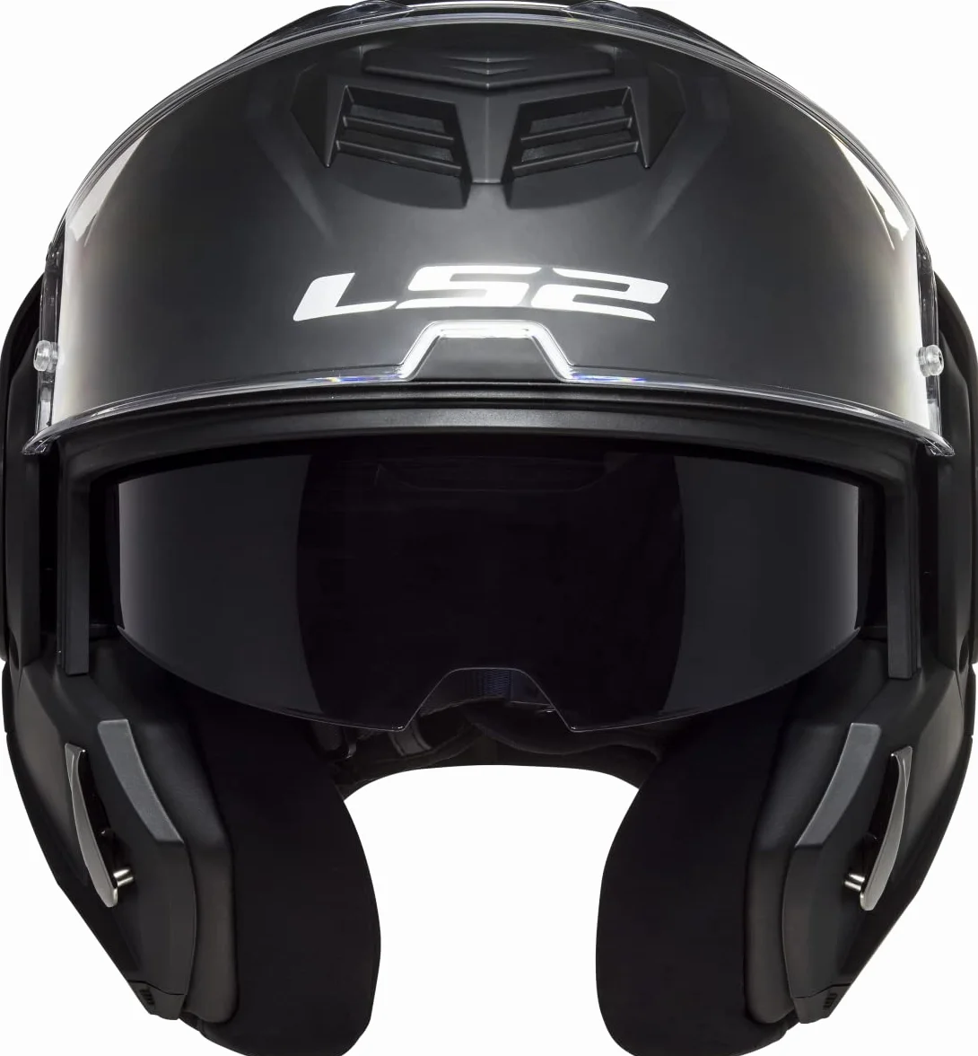LS2, Casco Moto Modular ADVANT Solid Matt Black,