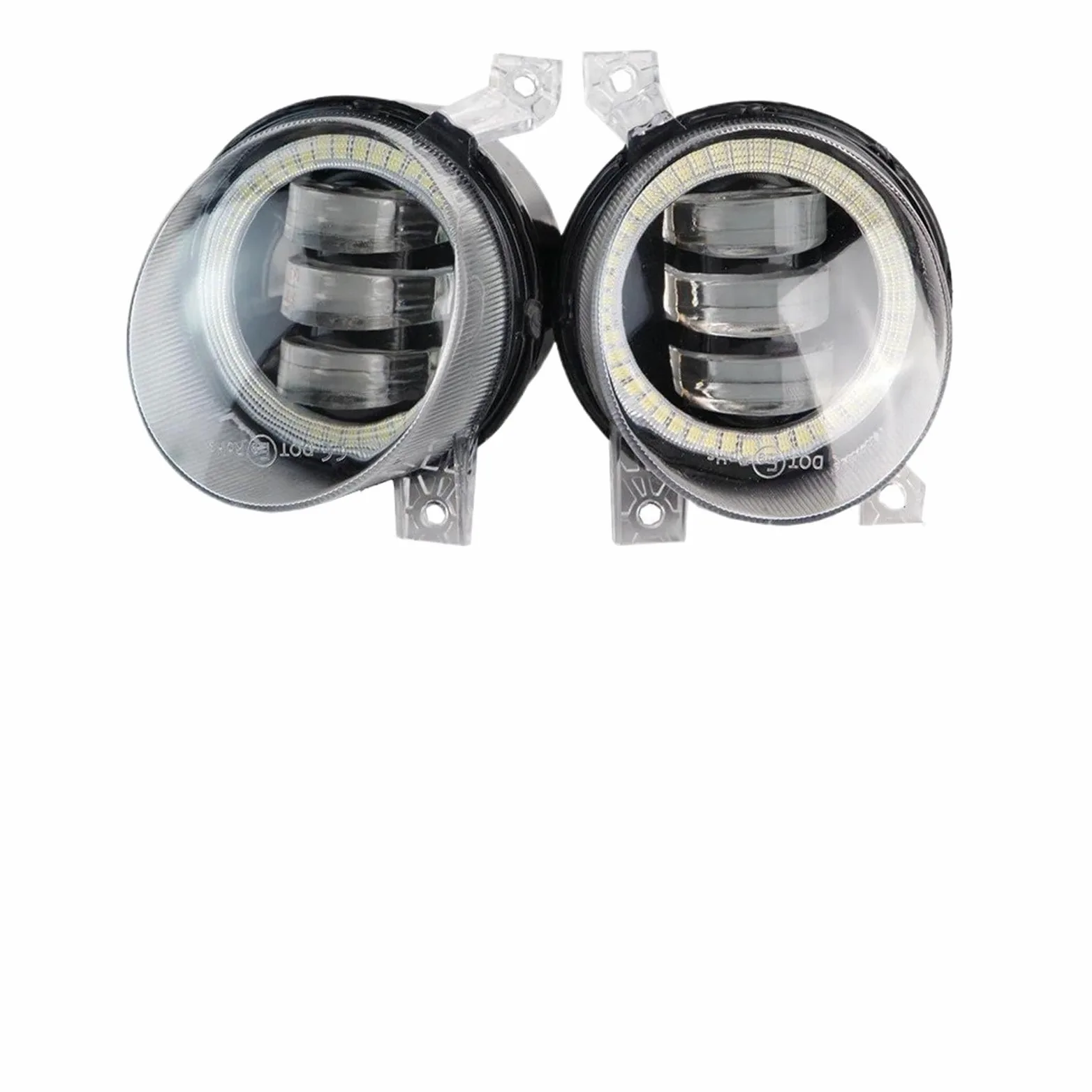 Para VW Para Scirocco 3/III 2008-2014 Canbus Conjunto Lámpara Circulación Diurna Antiniebla Delantera Coche 2 X Luz LED Ojo Ángel DRL Faro Antiniebla