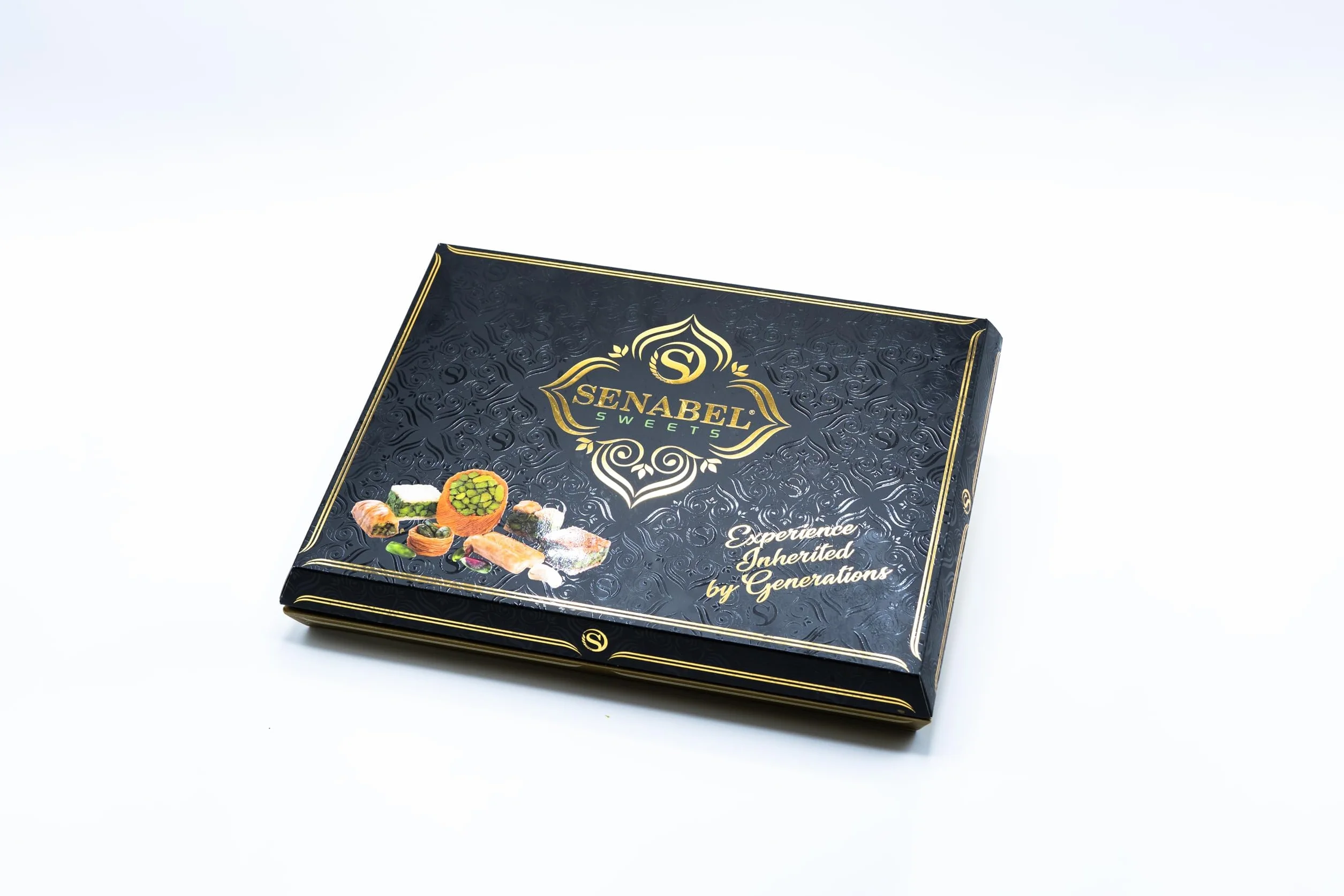 Senabel Baklava sirio mixto 750 g surtido de baklava con pistachos y anacardos de Turquía