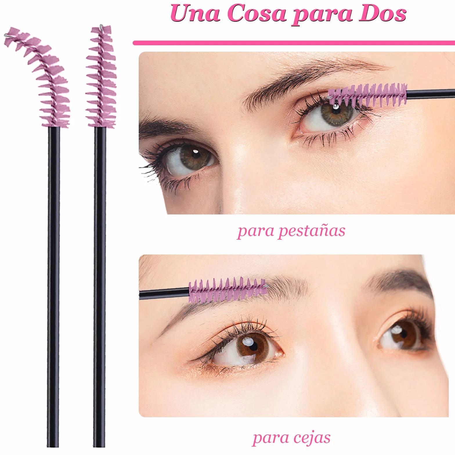 VEGCOO 150pcs Pinceles de Labios Desechables Cepillos Aplicadores de Maquillaje