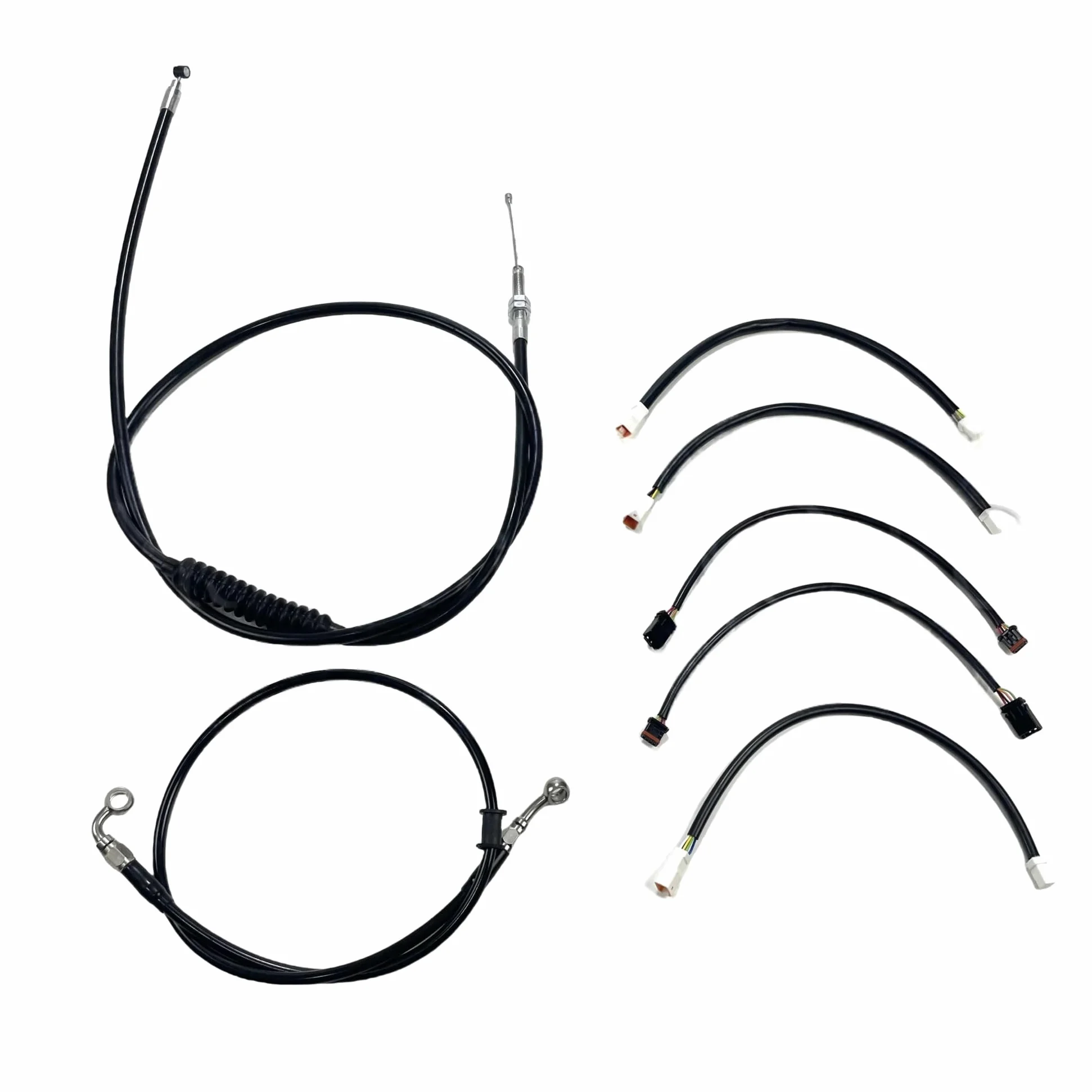 Cables de acero tejidos extendidos para motocicleta, cable embrague para tubo aceite freno, para Nightster 975 2021-up