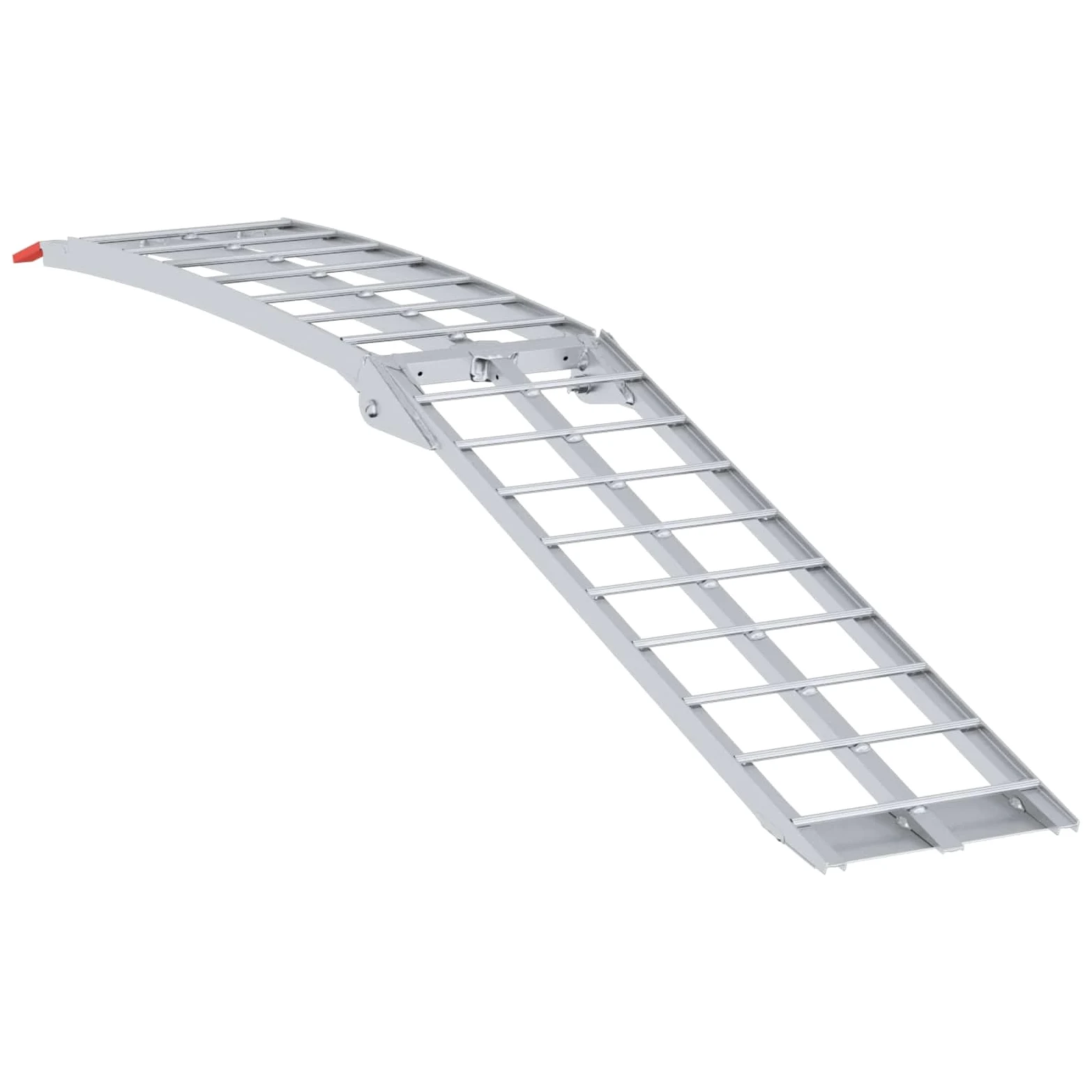 Rampa plegable para motocicleta, 180 x 28 cm, de aluminio, para moto, quad, cortacésped de hasta 340 kg, antideslizante con cinturón de seguridad