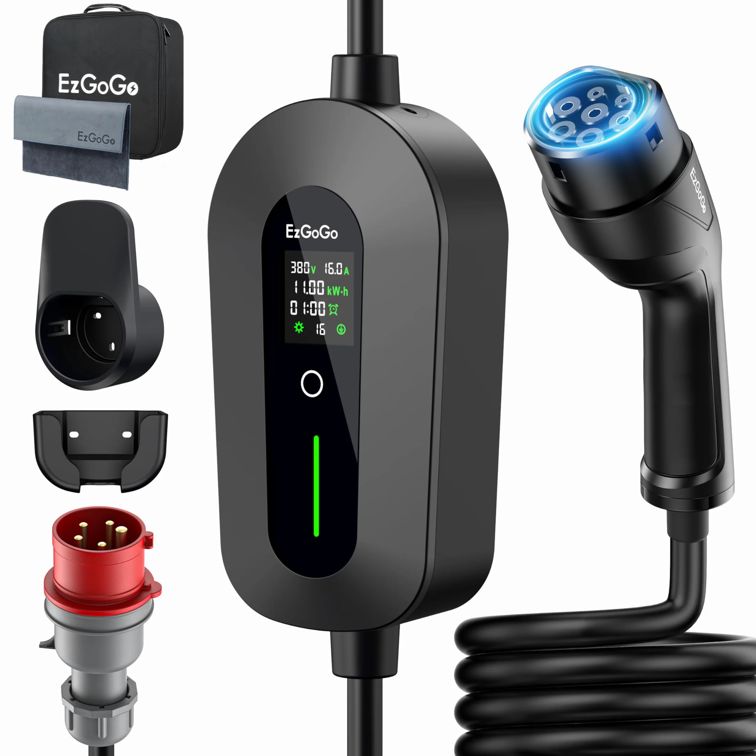 EzGoGo Cable de carga tipo 2 (juego básico, 15 m)