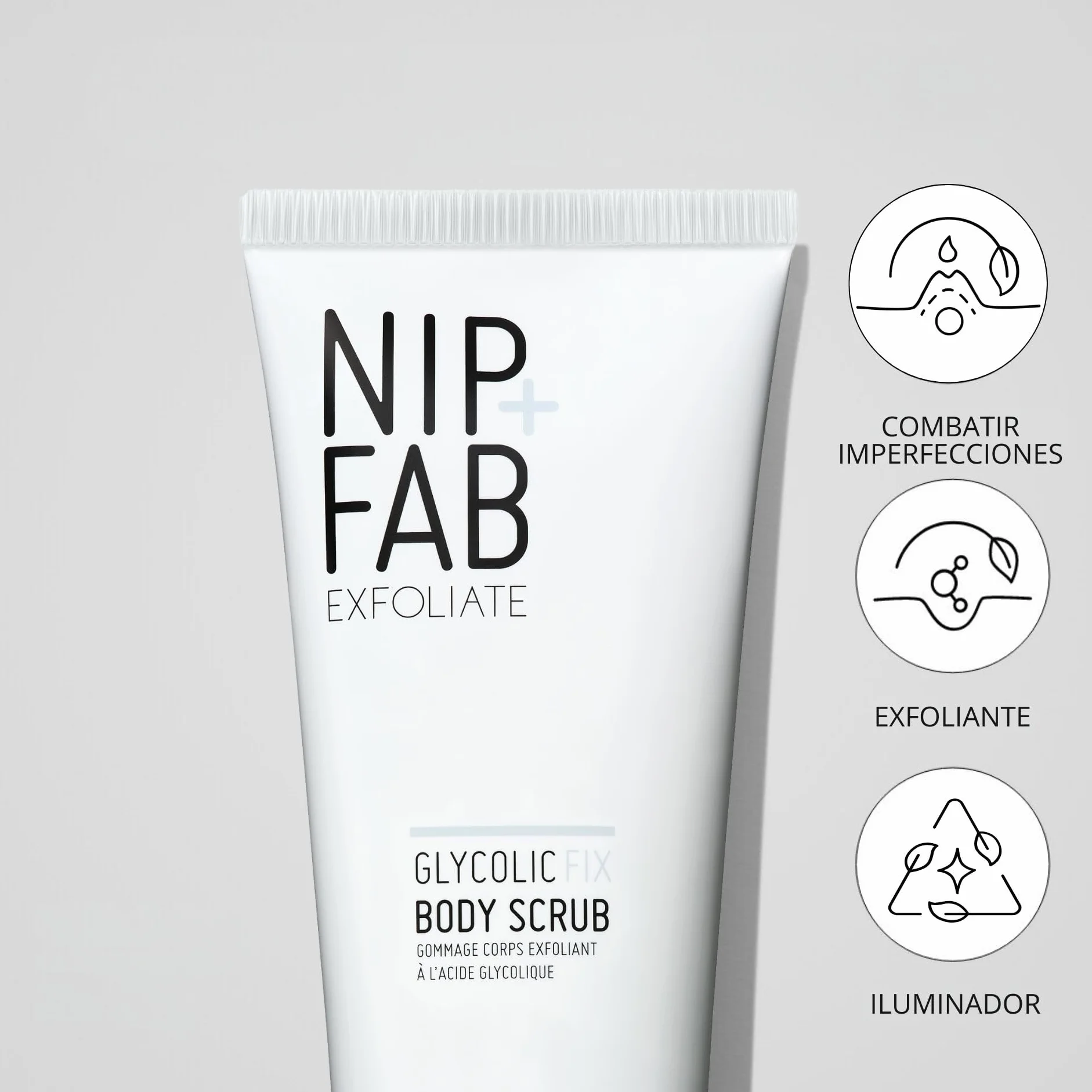 Nip+Fab Glycolic Fix Exfoliante corporal, 200 ml