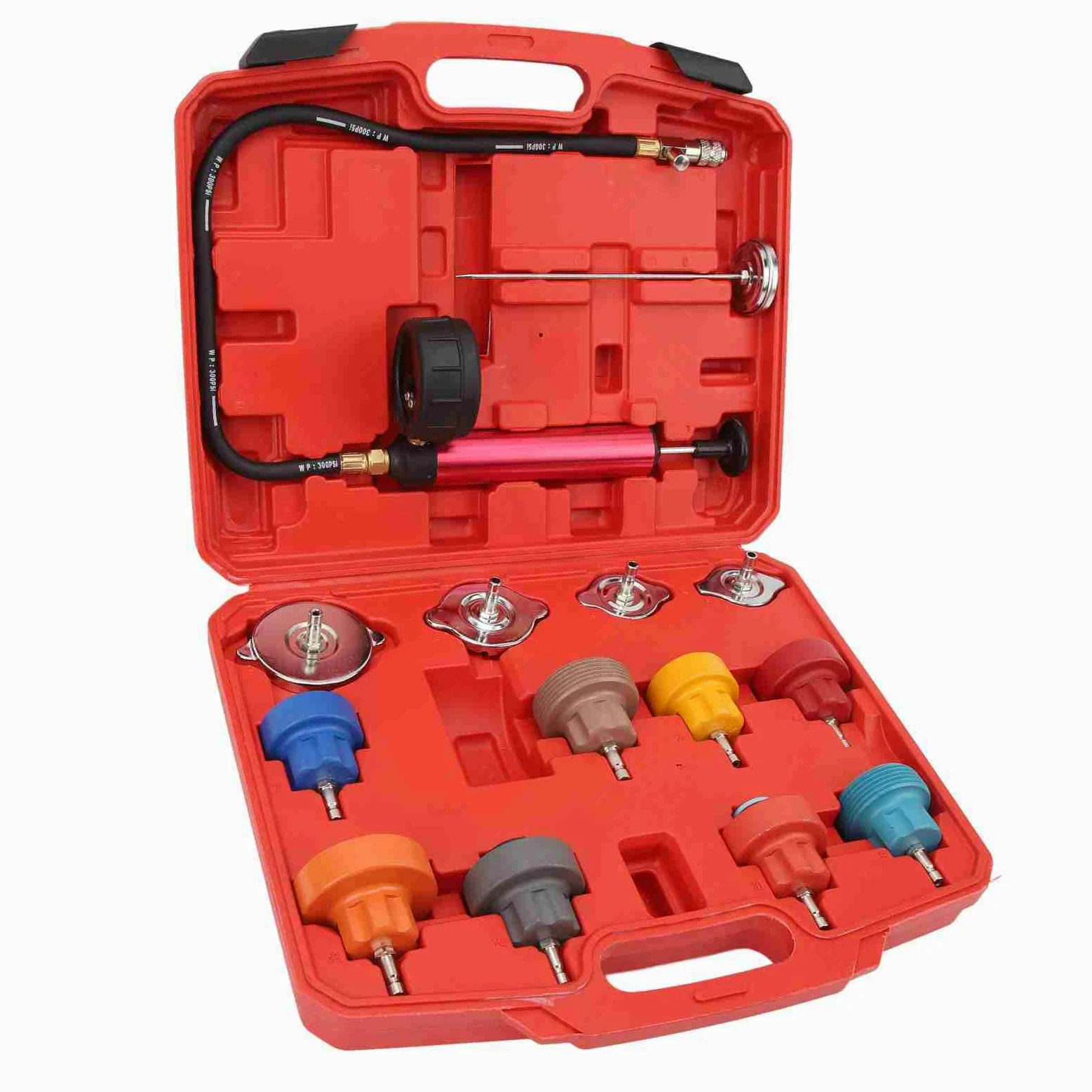 Kit de probador de presión de radiador de 0 a 35 Psi, repuesto de Detector de de refrigeración automotriz de alta precisión para