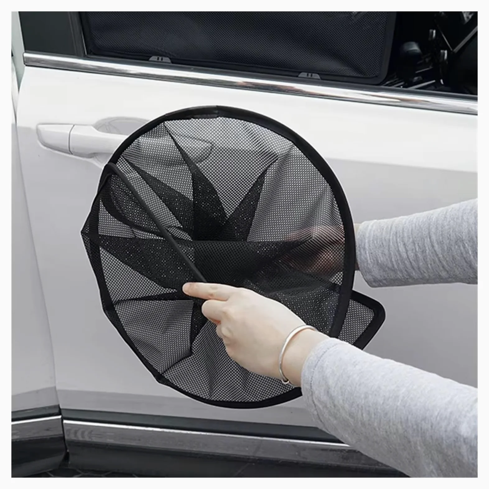 Parasol De Coche Para JEEP Para Grand Para Cherokee WK2 11-20 Parasol Coche Parabrisas Delantero Cortina Malla Magnética Ventana Lateral Trasera Parasol Protector Parabrisas Coche(Rear Triangular)