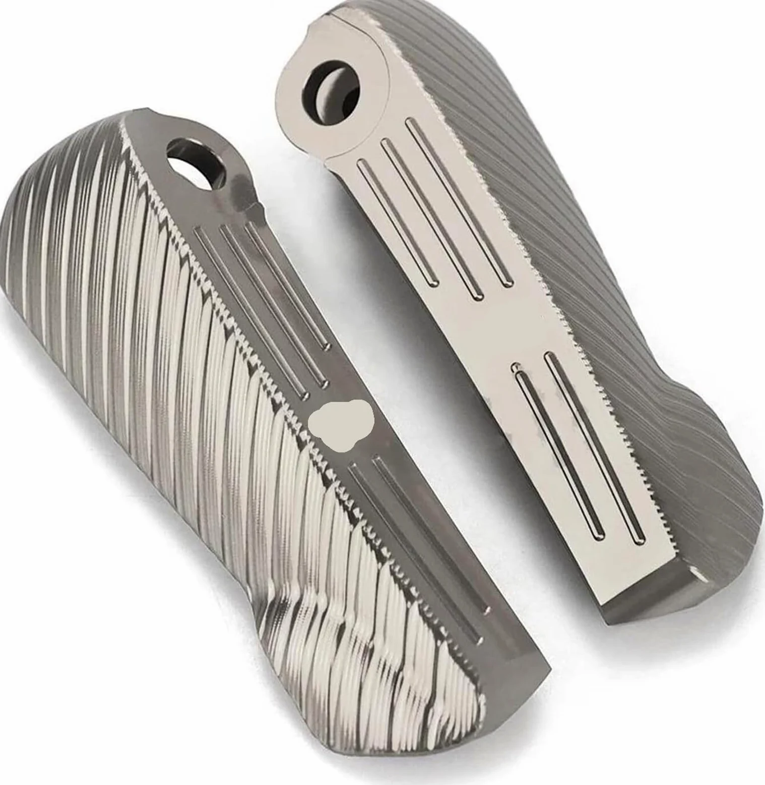 Estribos para moto Pedal de pie para moto para Vespa para gts 150 250 300 Para GTV 2013-2021 Motocicleta(Champagne)