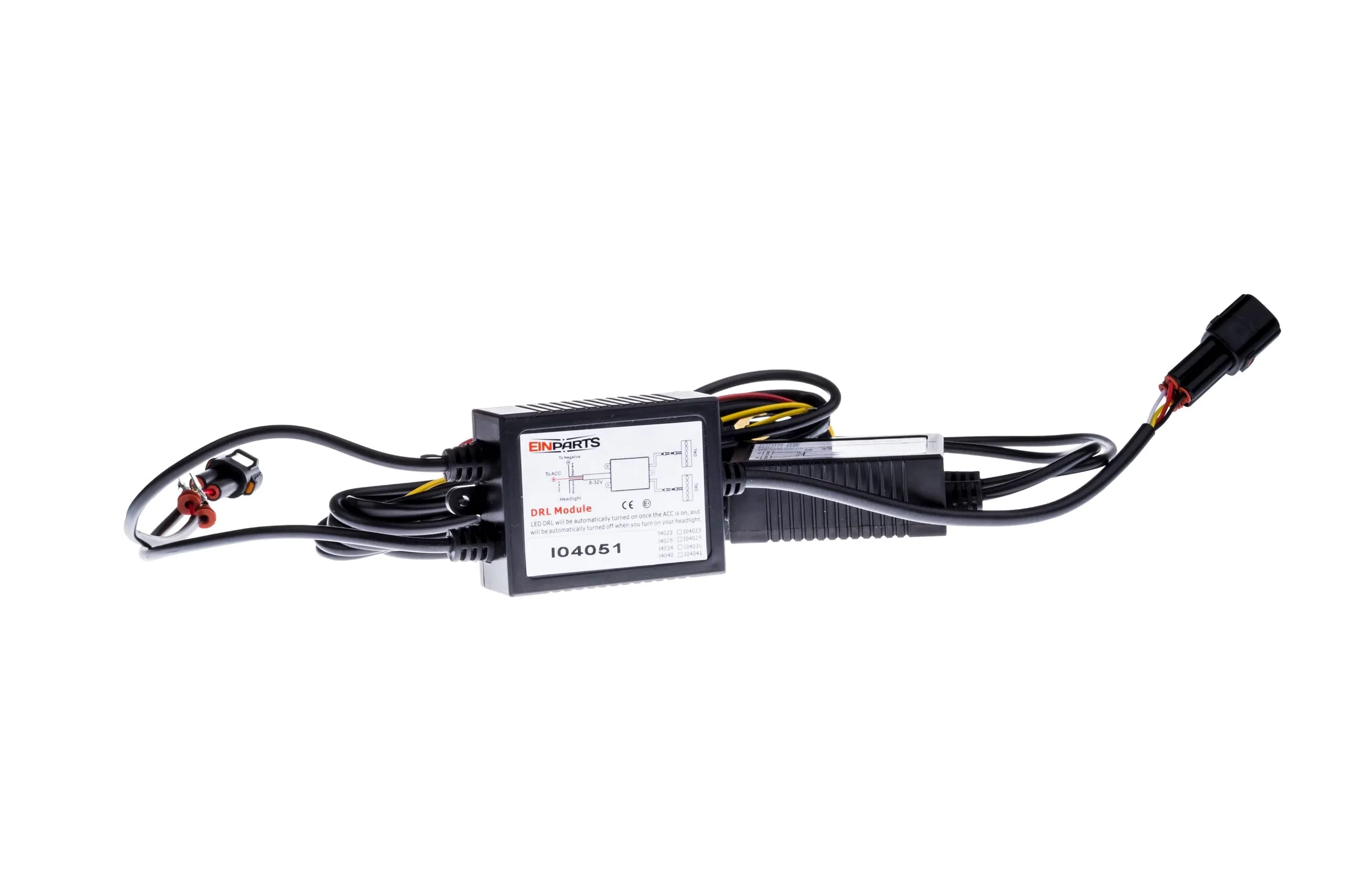 EinParts 2 en 1 Luz de circulación diurna del coche LED con certificado E4 R87, Luz Antiniebla Delantera Para Nissan Qashqai, Cube, Juke, Murano, Note, Patrol, Tiida, Infiniti M, JX, EX, FX