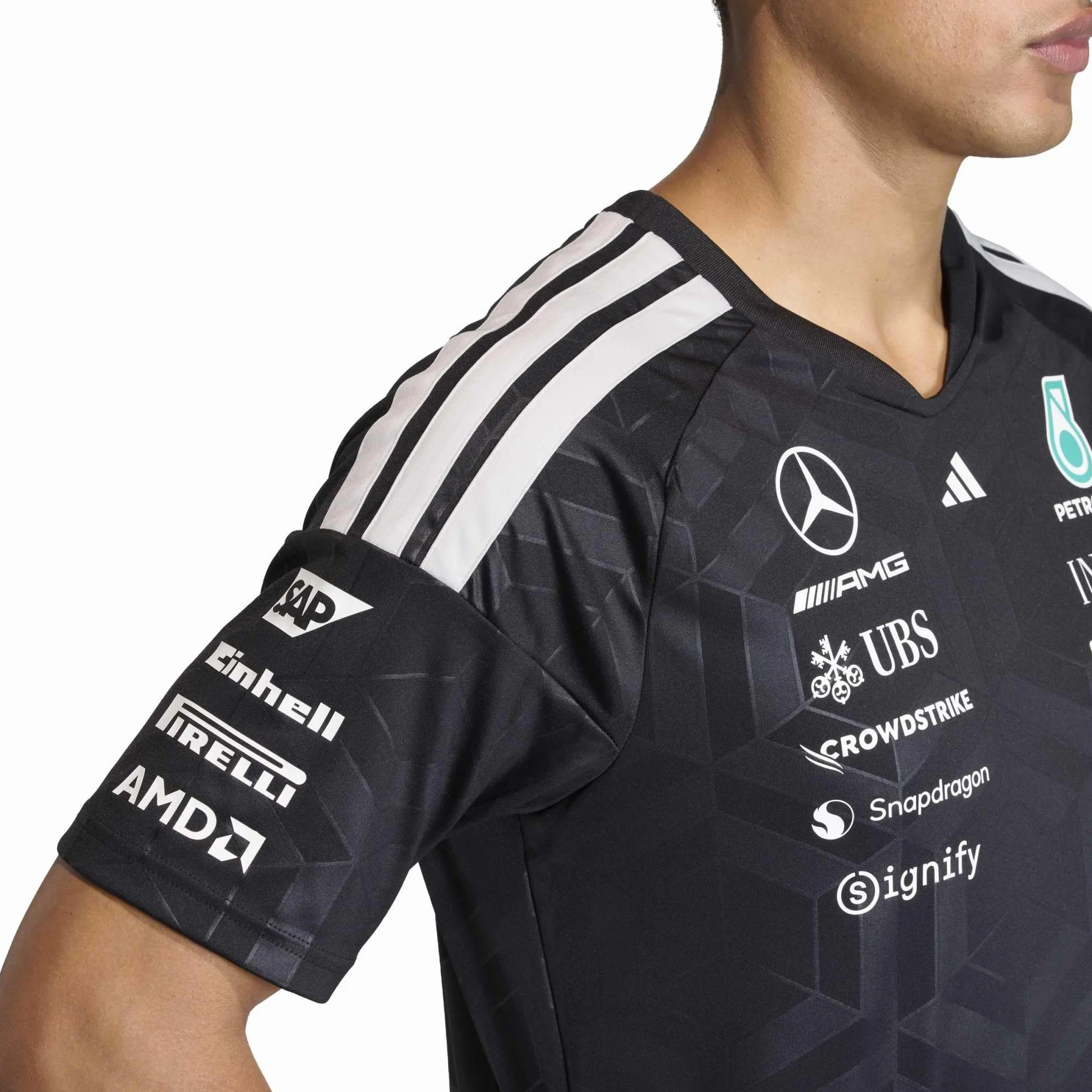 adidas Men's Camiseta PILOTO Mercedes - AMG Petronas Formula 1 Team
