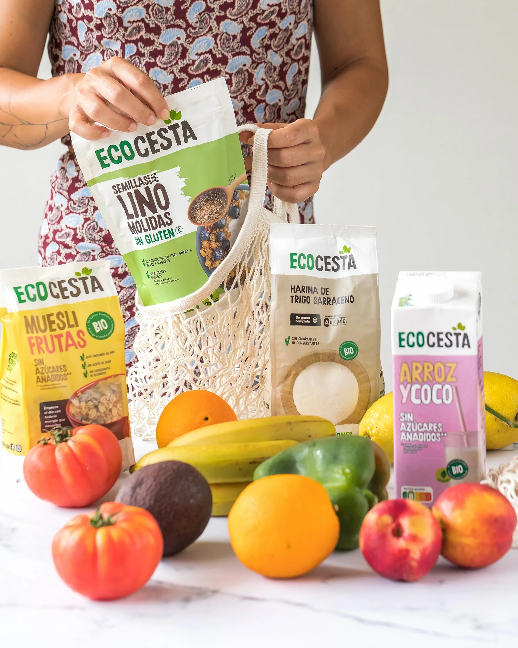 Harina Ecológica de Trigo Sarraceno 500 g Pack 8 Unidades ECOCESTA