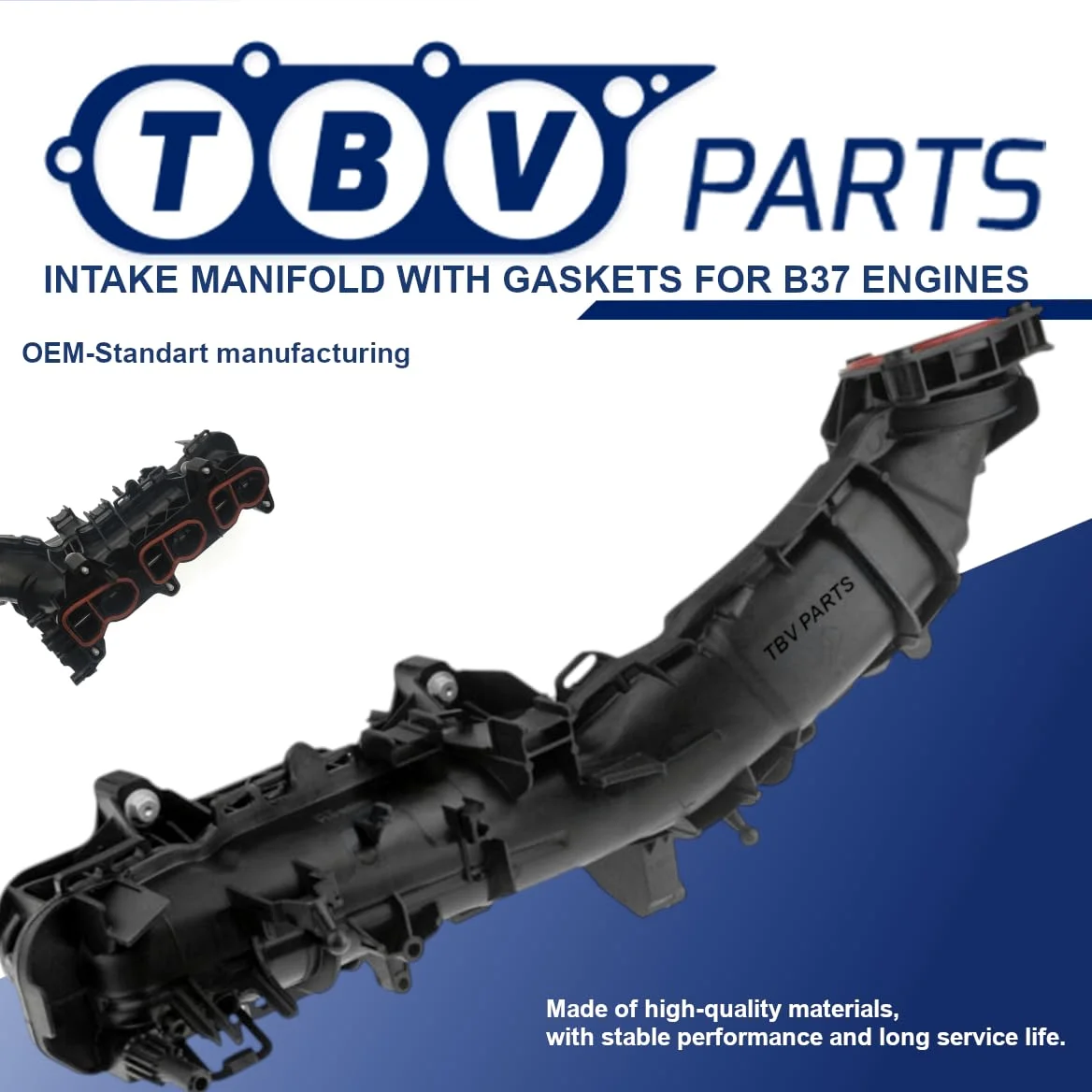 Módulo Colector de Admisión con Juntas Compatible con Serie 1 F20 F21 114d 116d Motor B37 2015-2021 | OEM 11618513854 8513854 | Sustitución Directa