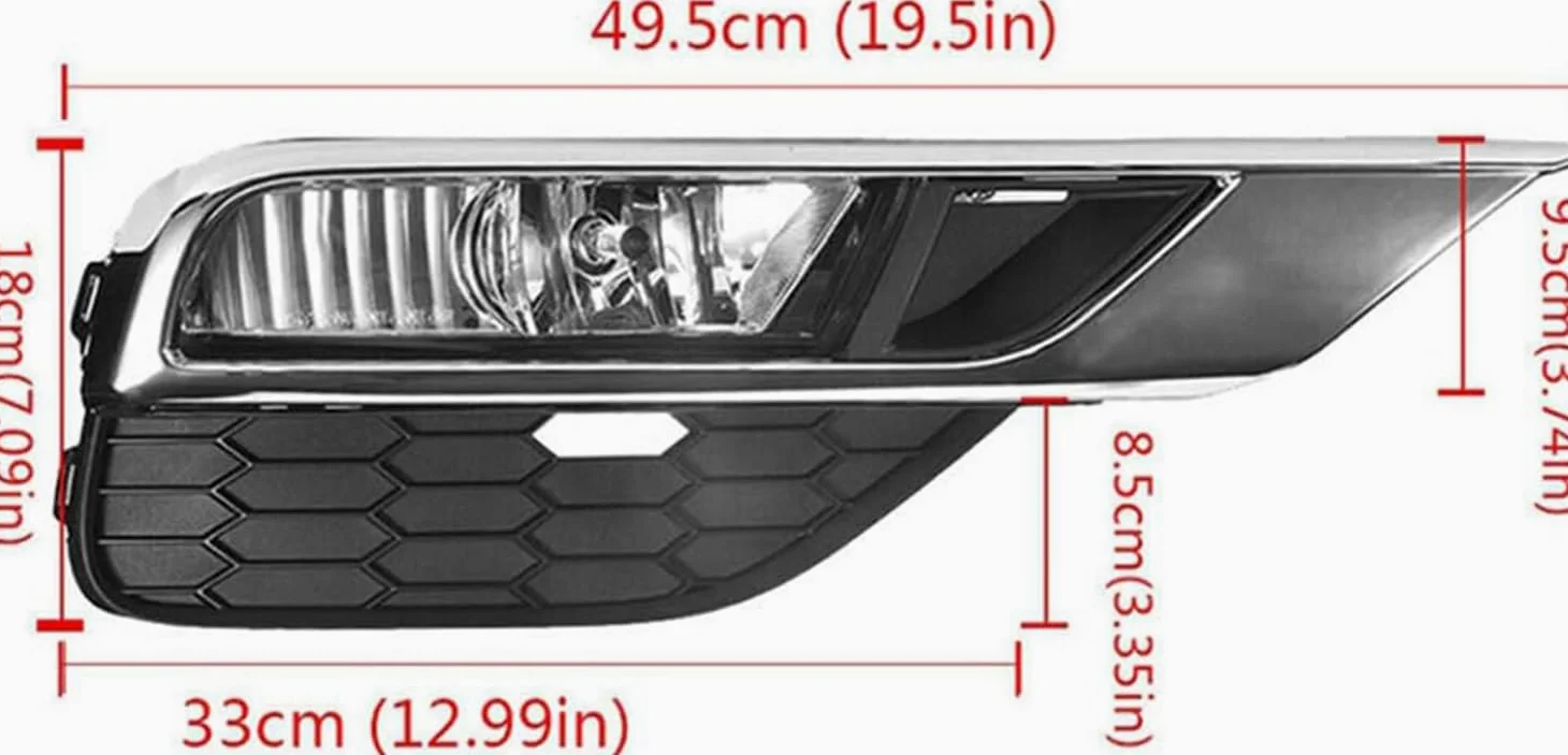 Luz de niebla de coche para 2015 2016 Honda CRV CRV luces antiniebla luces de coche con kit de cableado e interruptores